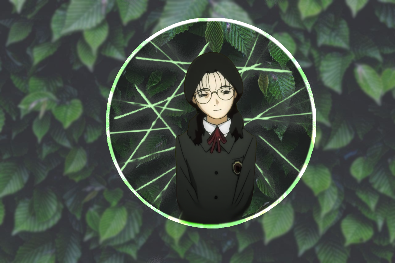 Anime 1280x853 forest leaves blurred circle Serial Experiments Lain glasses necktie