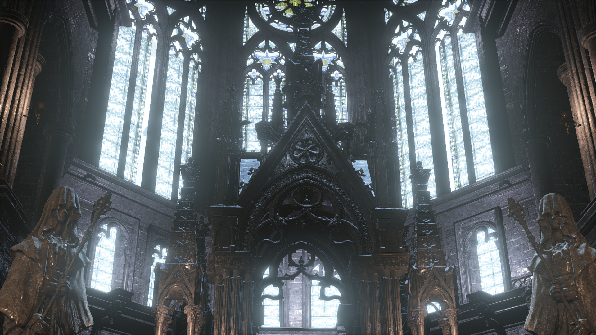 General 1920x1080 Dark Souls III Irithyll of the Boreal Valley church Pontiff Sulyvahn dark fantasy video games Dark Souls screen shot From Software