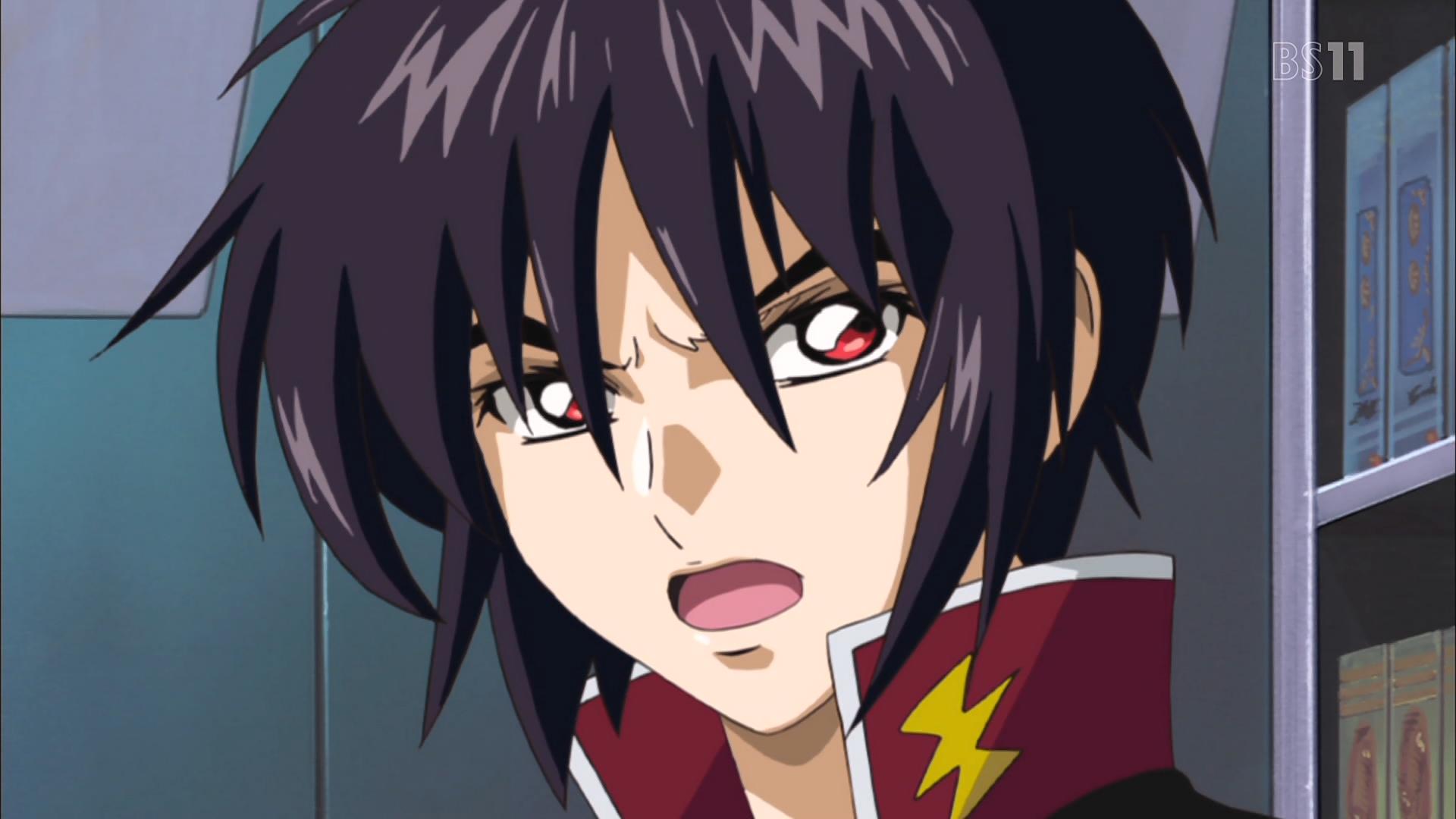 Anime 1920x1080 anime anime boys anime screenshot Mobile Suit Gundam SEED Destiny short hair dark hair Shinn Asuka