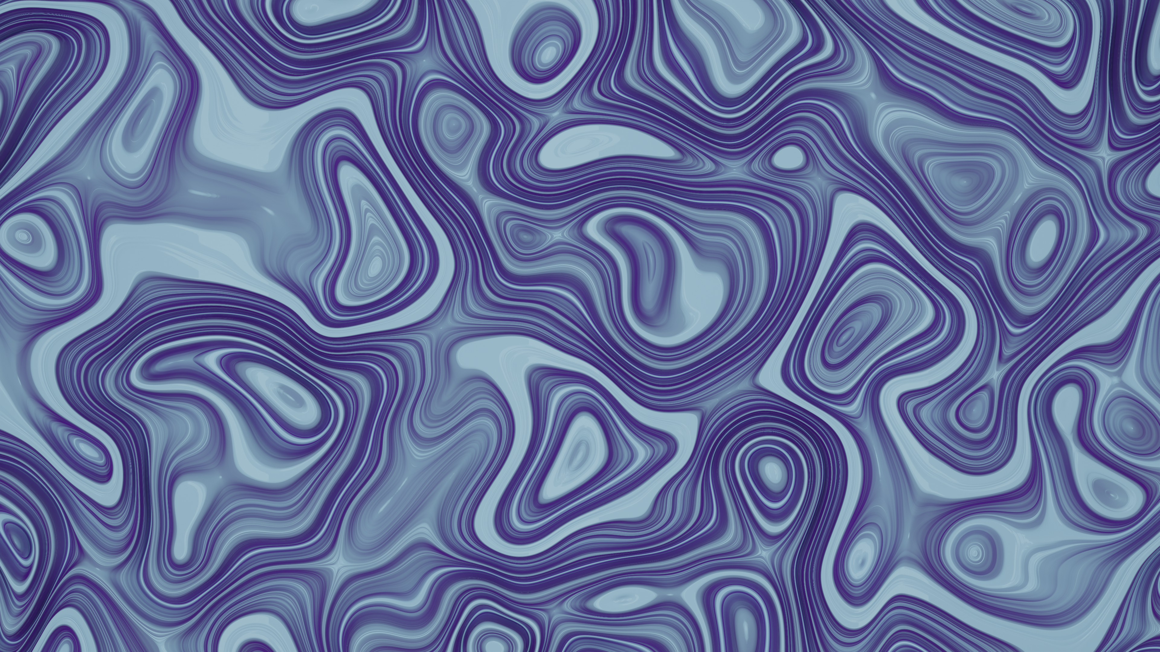 General 3840x2160 liquid digital art blue purple abstract