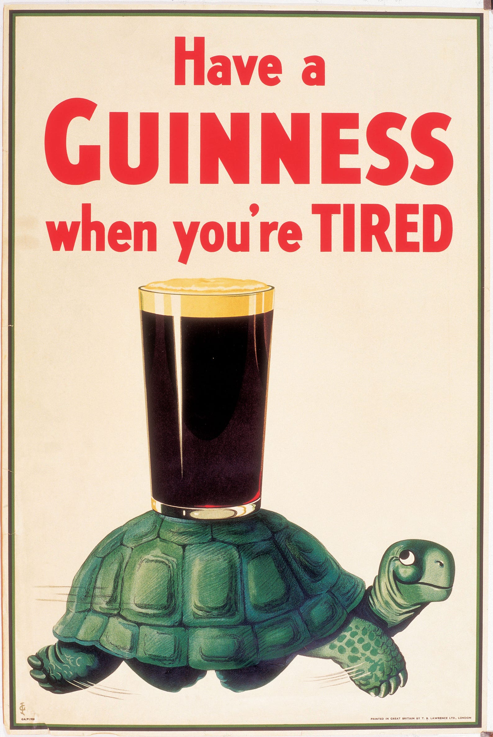 General 1588x2373 Guinness beer advertisements tortoises vintage