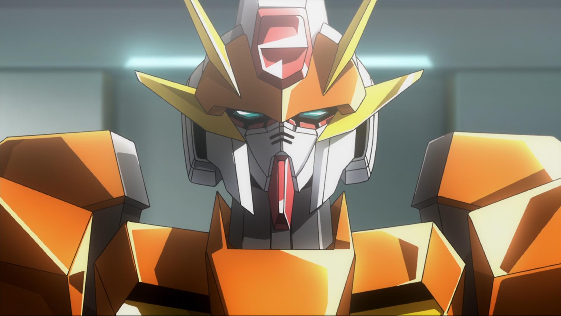 Anime 1920x1080 anime mechs Arios Gundam Gundam Anime screenshot Mobile Suit Gundam 00 Super Robot Taisen artwork digital art