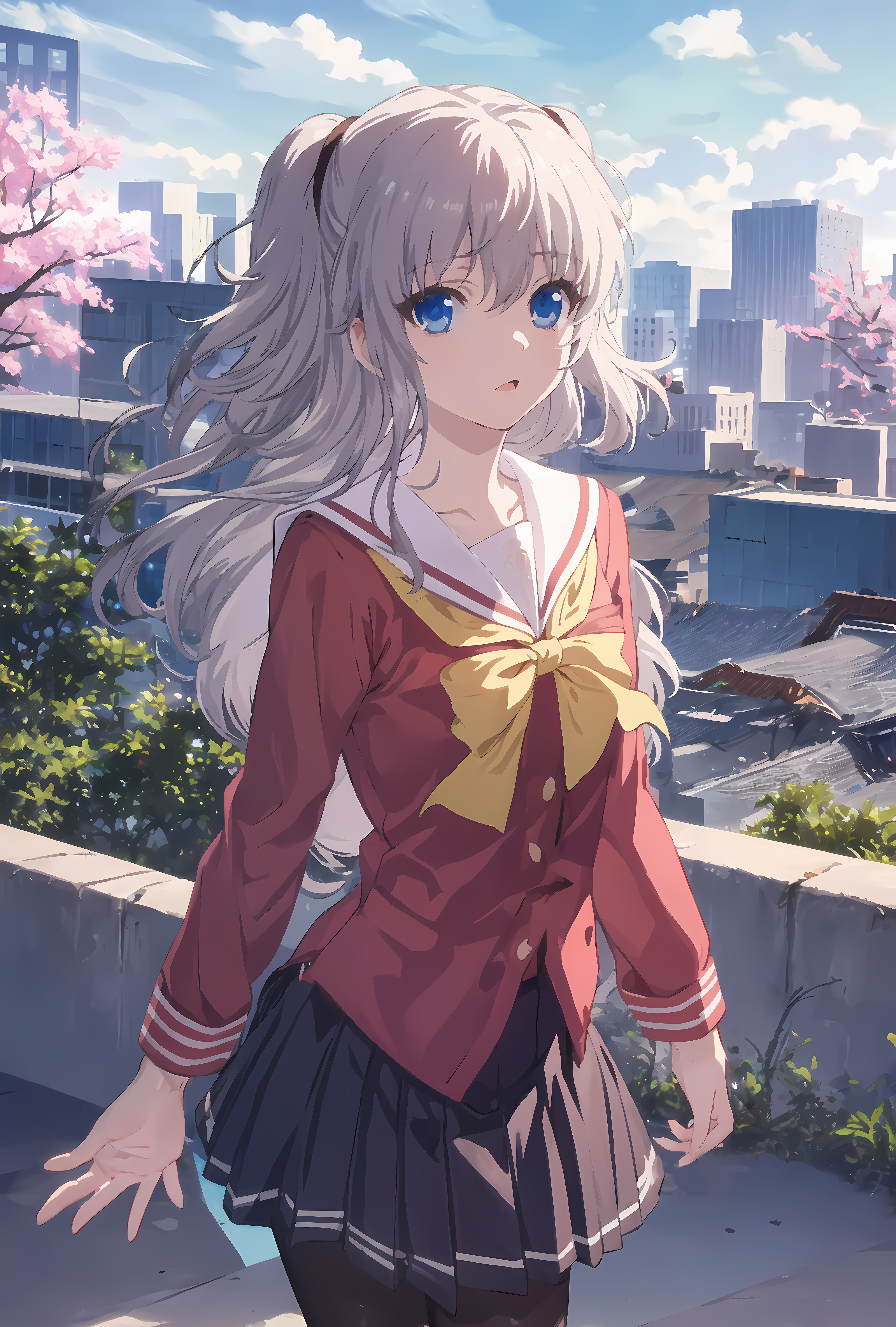 Charlotte Can Badge Nao Tomori (Anime Toy) - HobbySearch Anime Goods Store