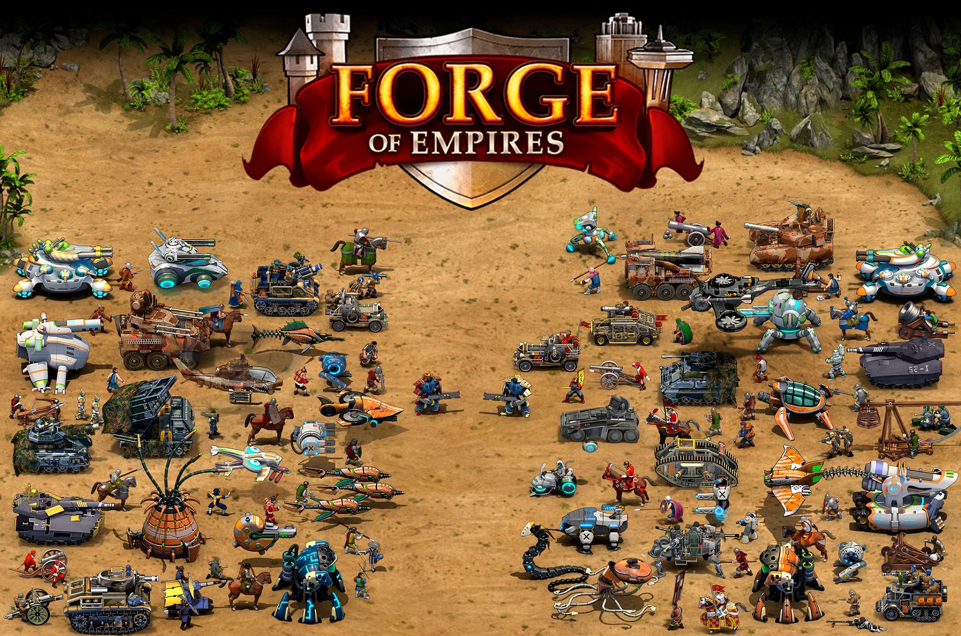 General 1920x1270 Forge of Empires video games video game art video game characters game logo