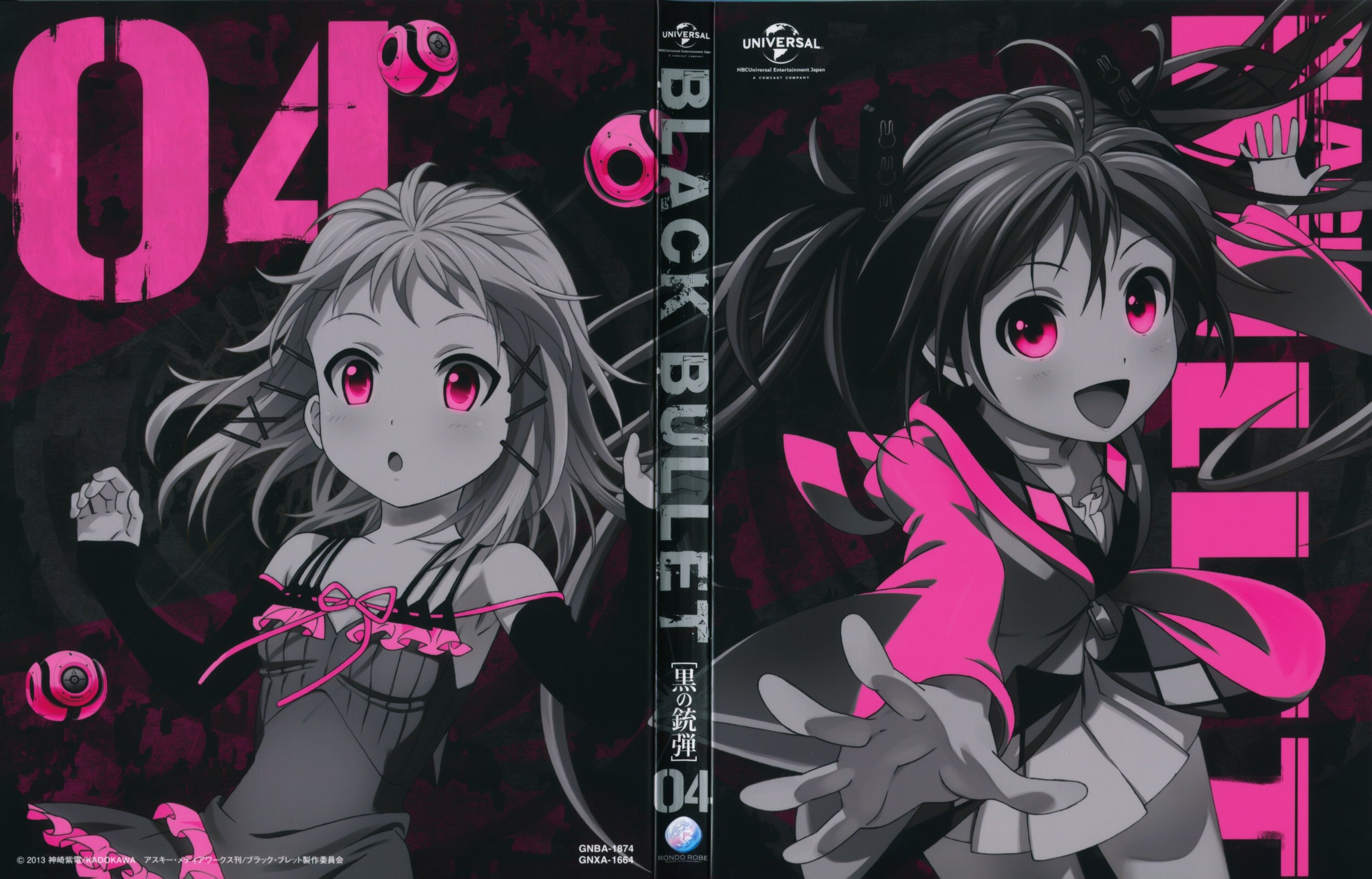 Anime 2497x1600 anime Black Bullet Aihara Enju Tina Sprout
