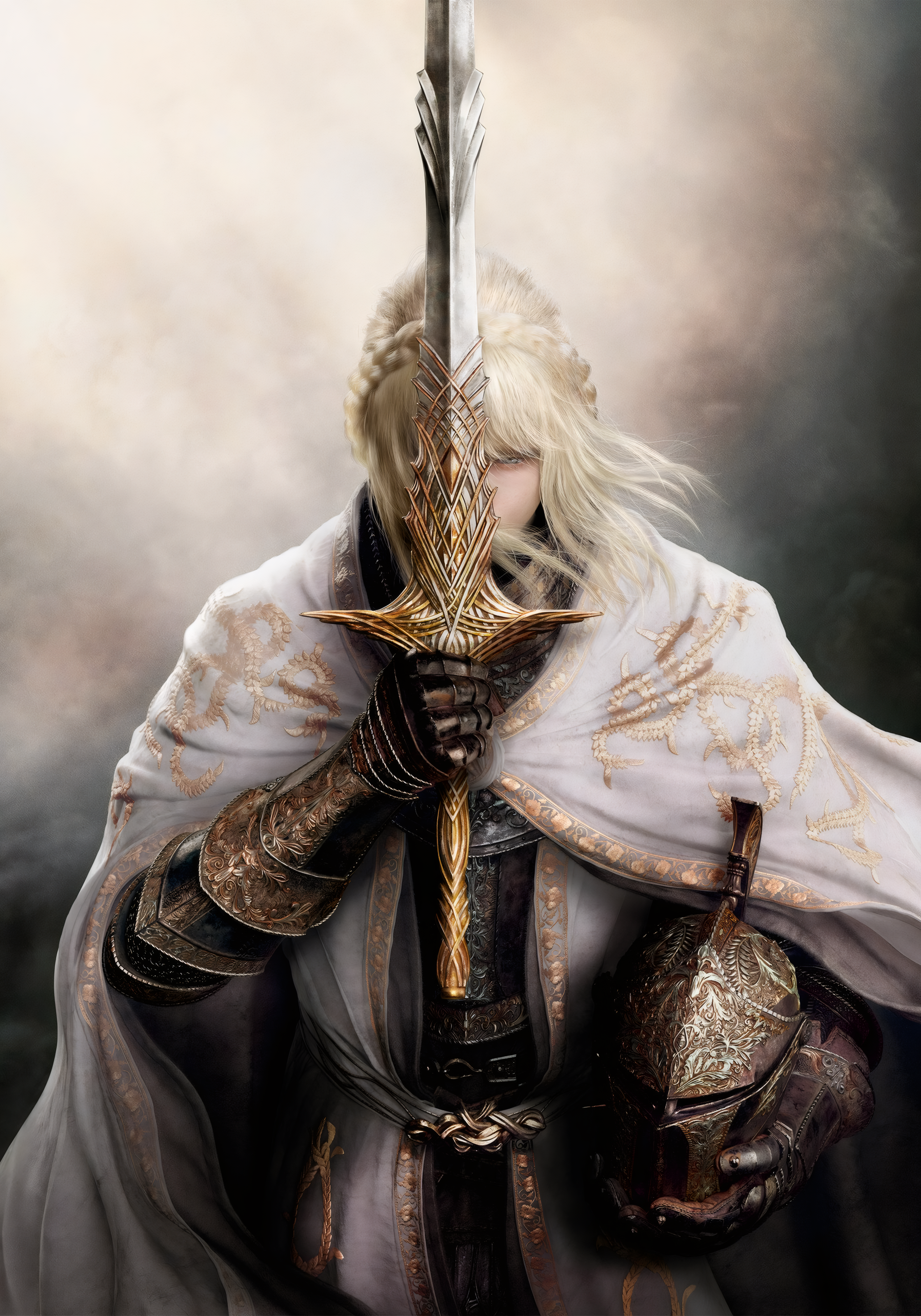 General 2800x4000 knight armor sword artwork digital art paladin Elden Ring: Shadow of the Erdtree Elden Ring medieval video game art