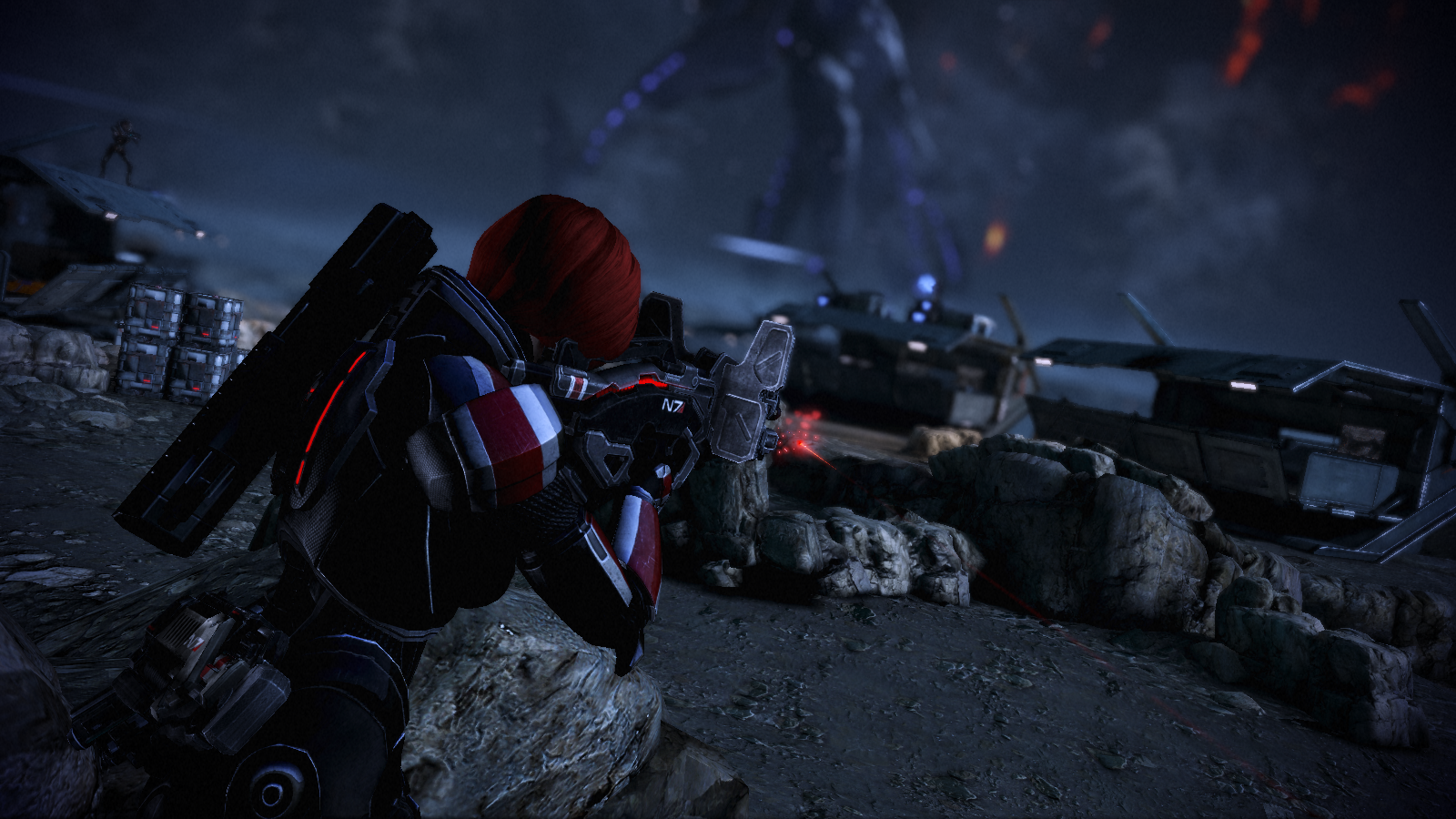 General 1600x900 Mass Effect: Legendary Edition Commander Shepard CGI video games women screen shot armor gun girls with guns video game characters