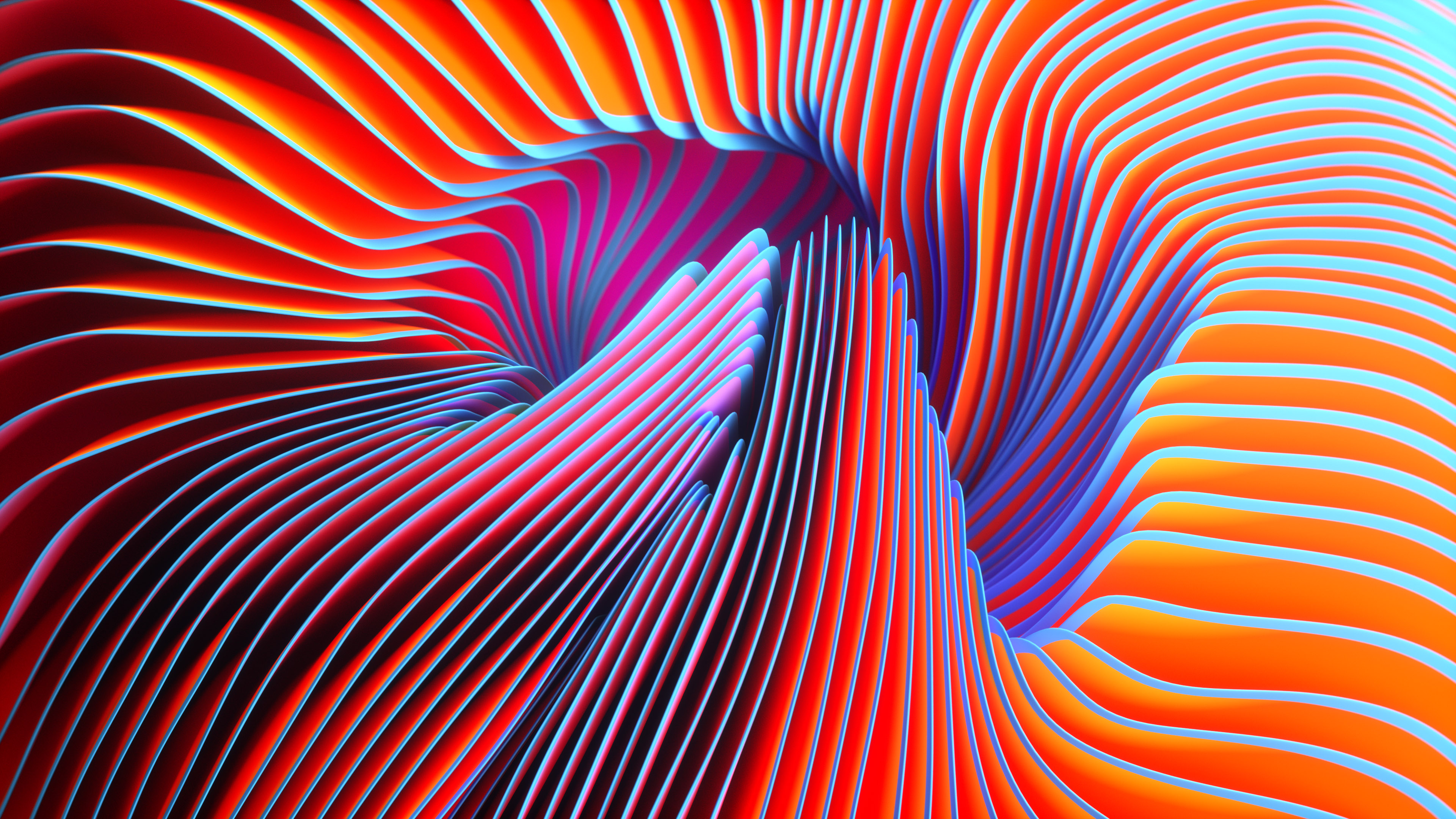 General 3840x2160 Ari Weinkle twirl abstract colorful digital art