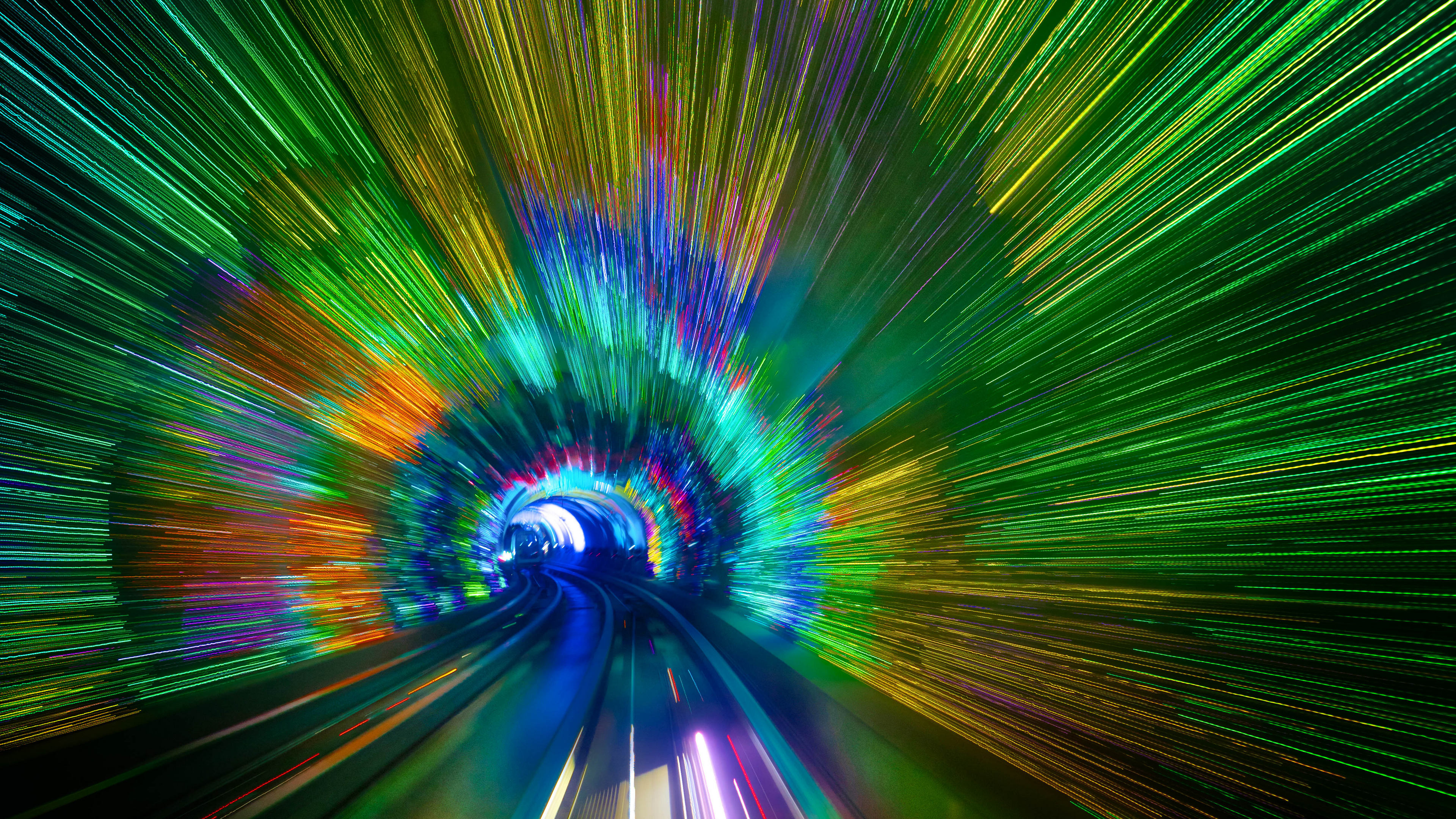 General 3840x2160 Trey Ratcliff photography tunnel colorful