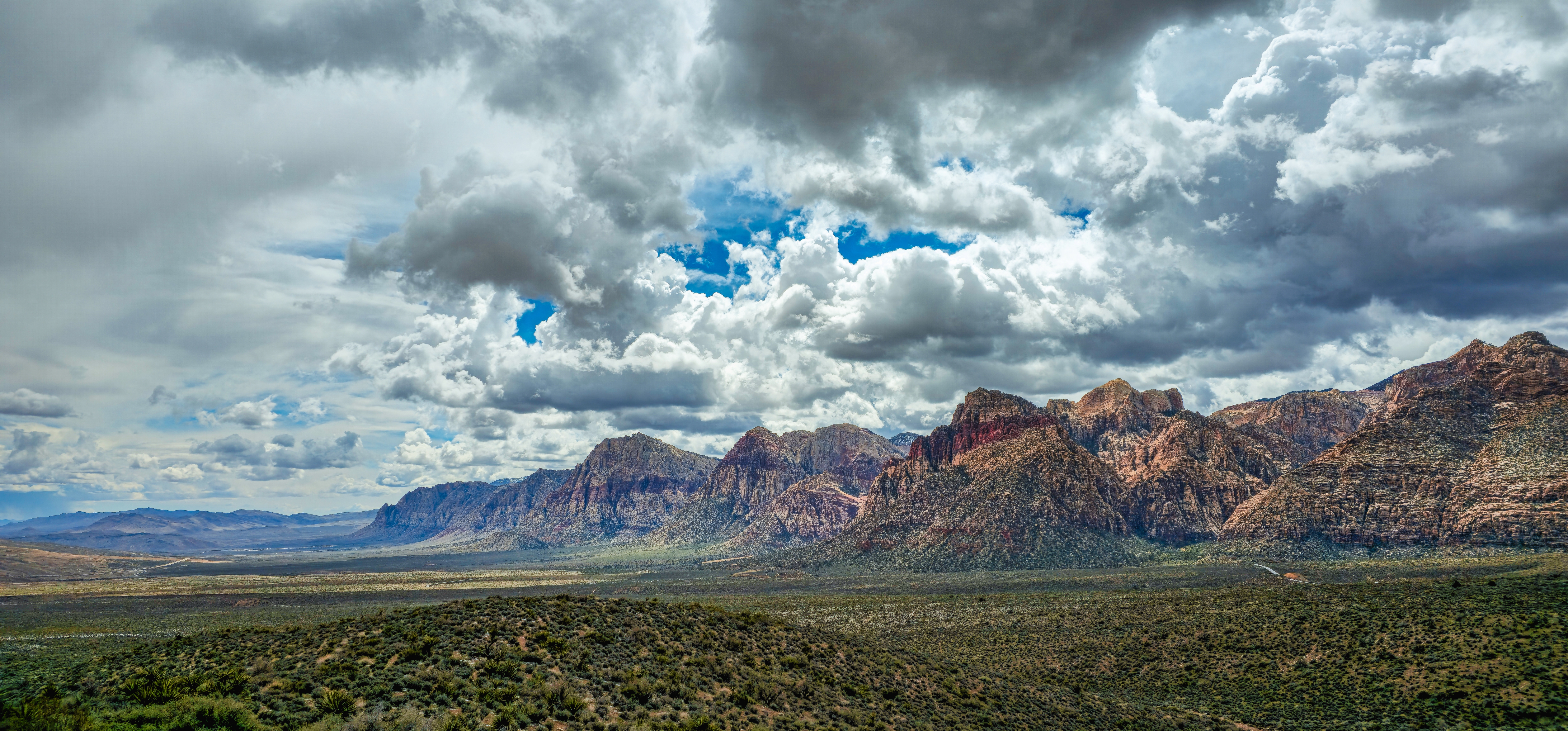 General 7507x3501 Red Rock Canyon Red Rock State Park landscape mountains desert clouds