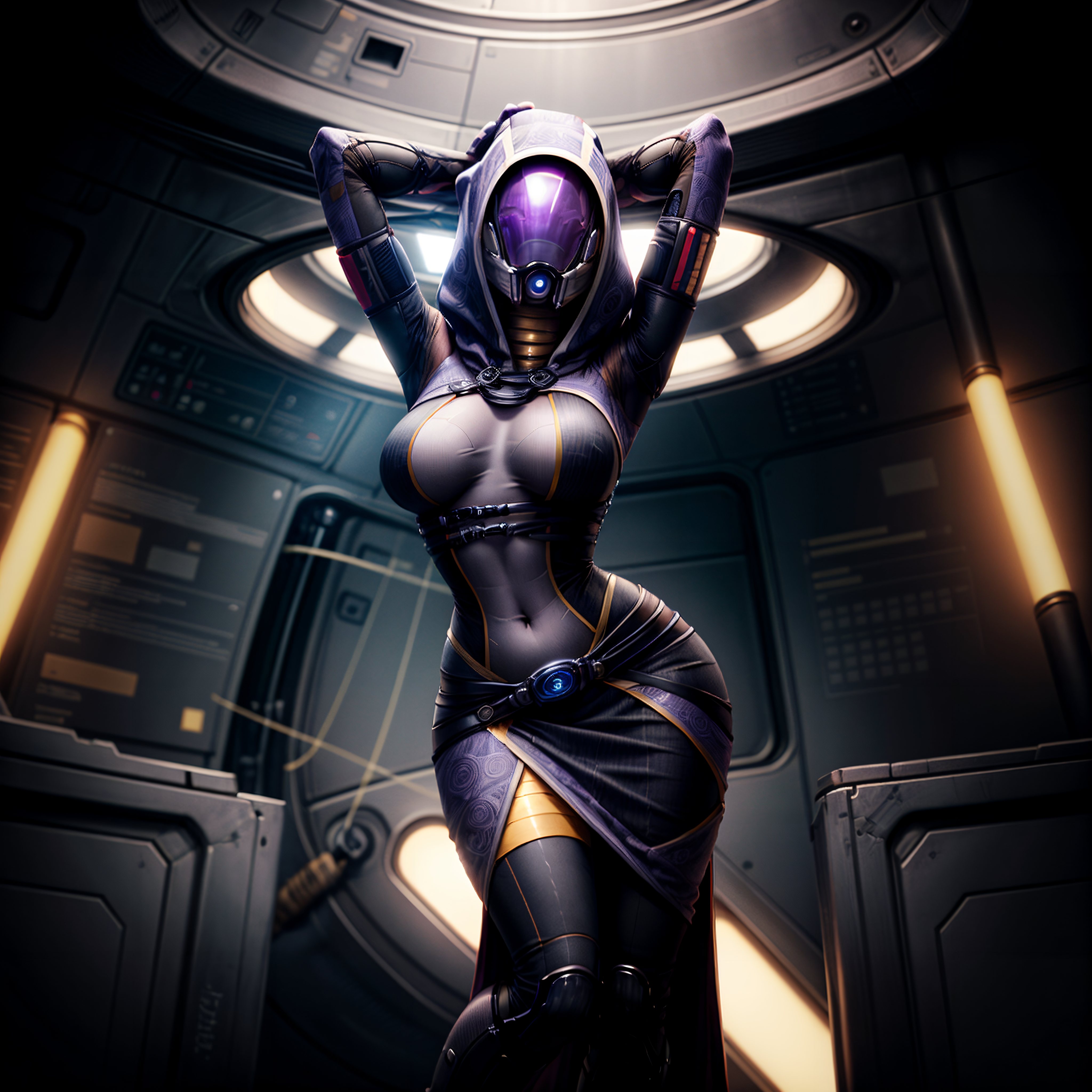 Anime 4096x4096 Mass Effect Tali (mass effect) AI art Quarian (Mass Effect)