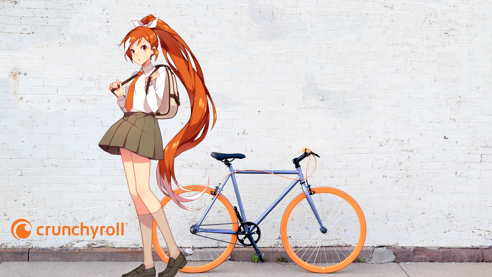 Anime 1920x1080 crunchyroll Crunchyroll Hime bicycle