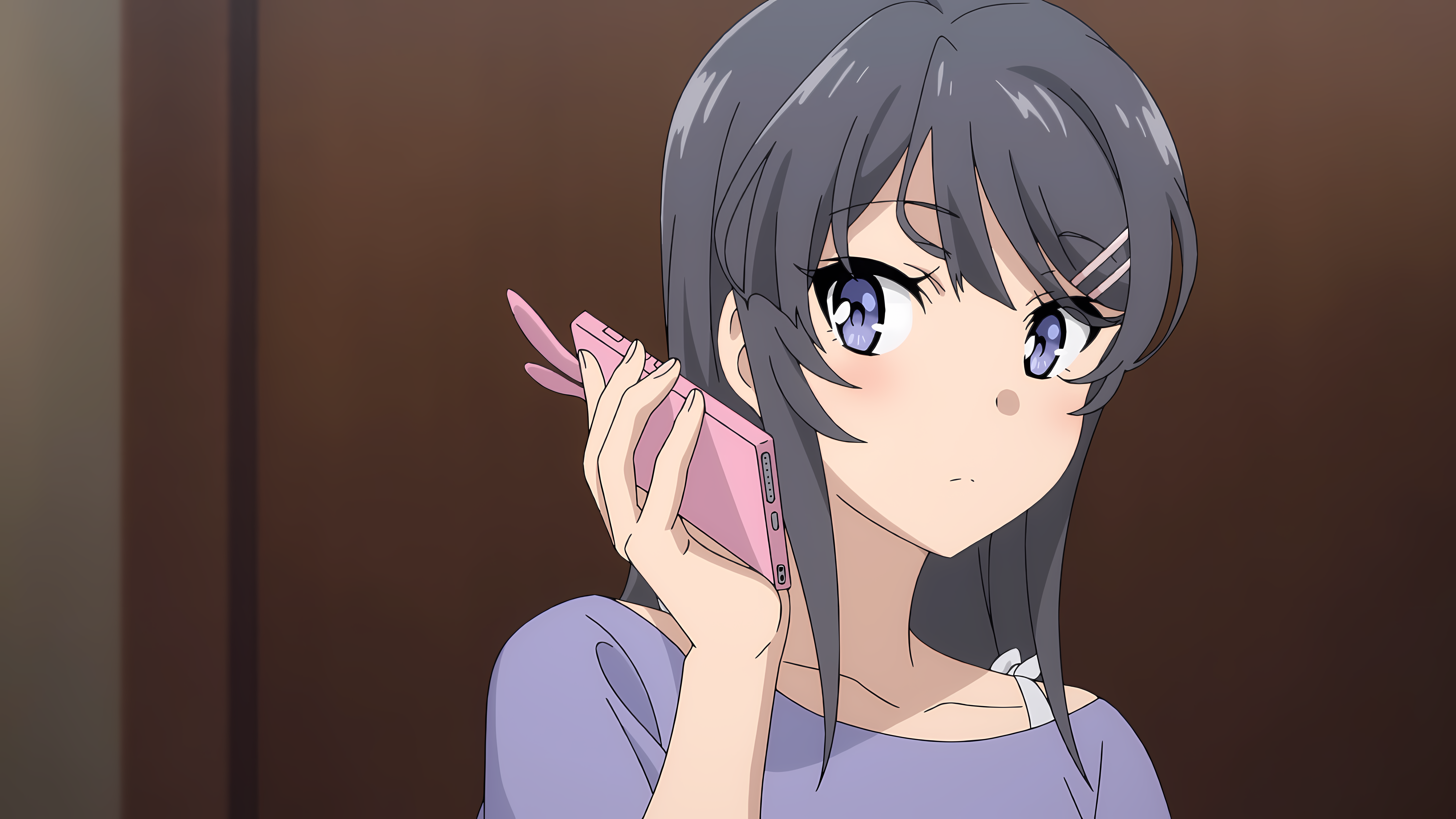 Anime 7680x4320 Sakurajima Mai Seishun Buta Yarō wa Bunny Girl-senpai no Yume wo Minai anime anime girls anime screenshot