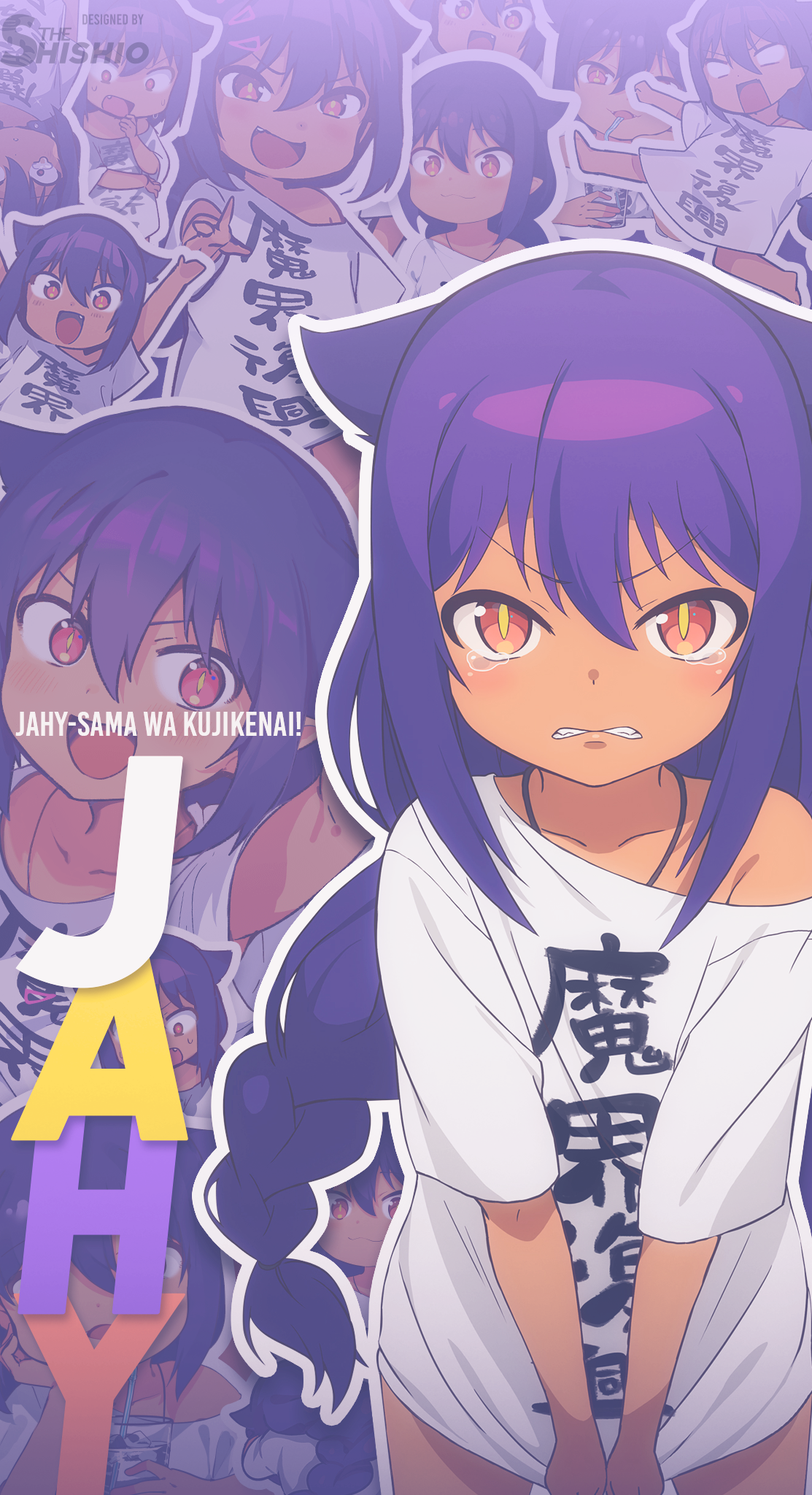 Anime 1113x2048 Jahy Jahy-sama wa Kujikenai! chibi collage anime girls