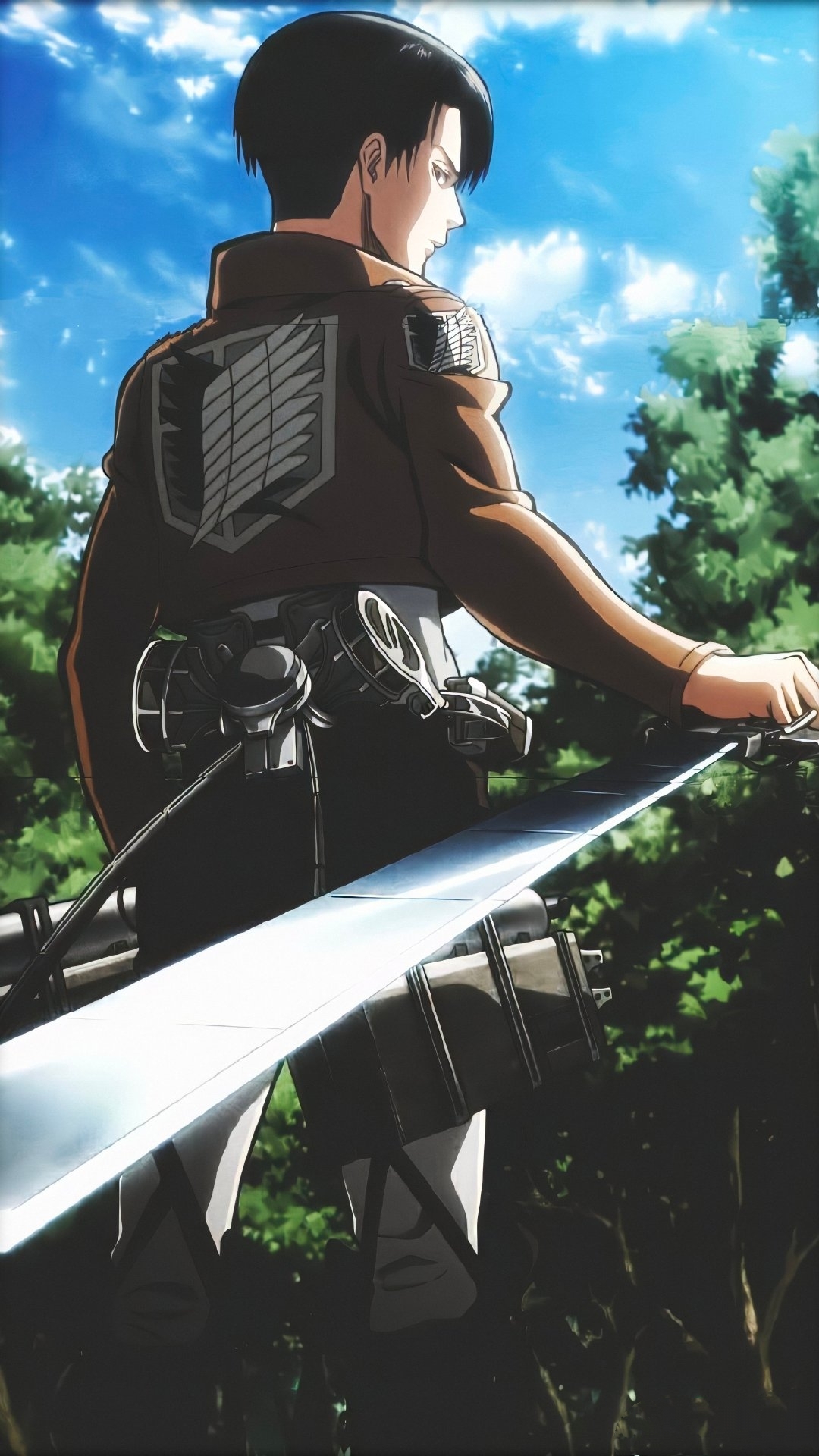 Anime 1080x1920 Levi Ackerman Shingeki no Kyojin digital art