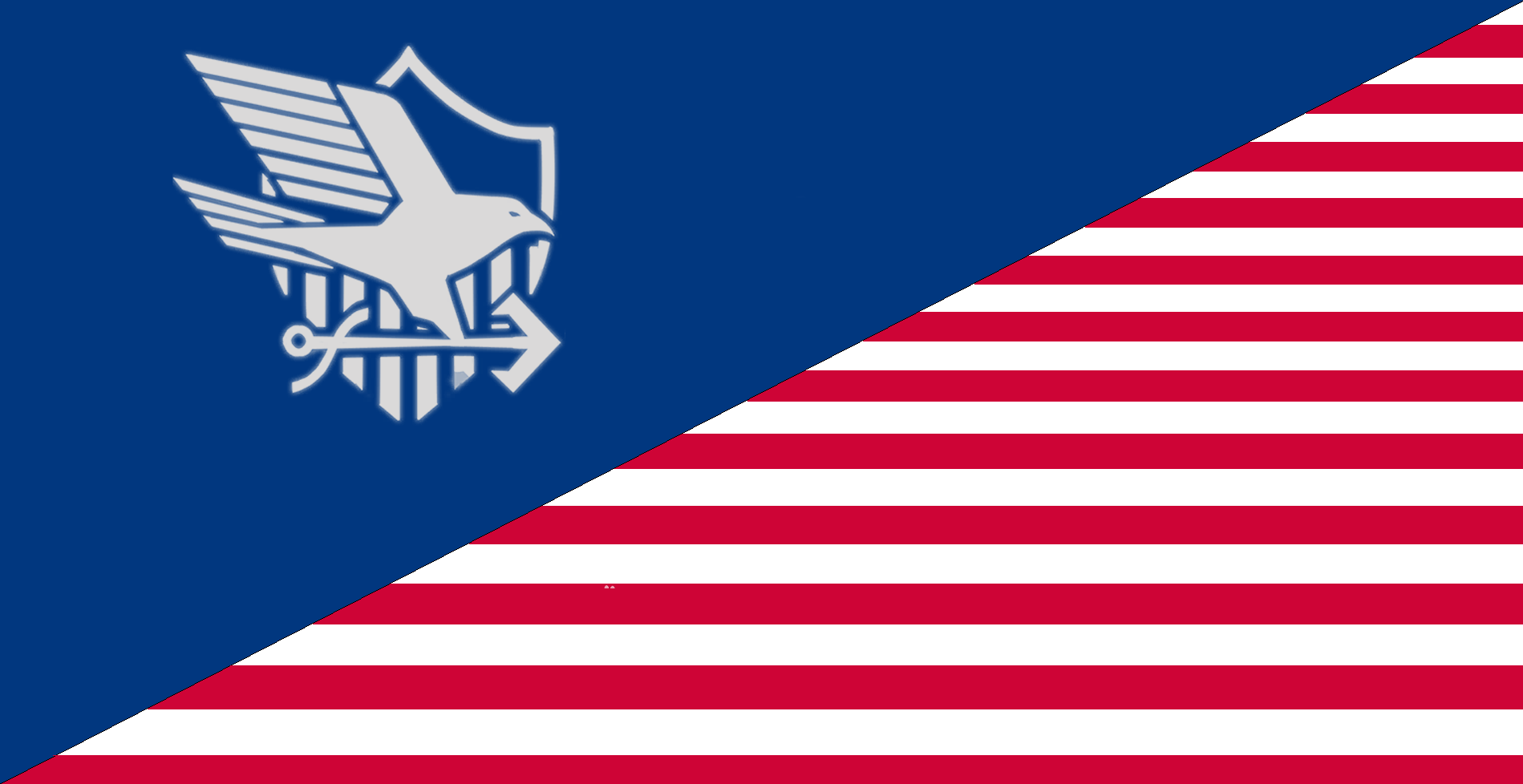 Anime 1899x978 Azur Lane United States Ship USA flag