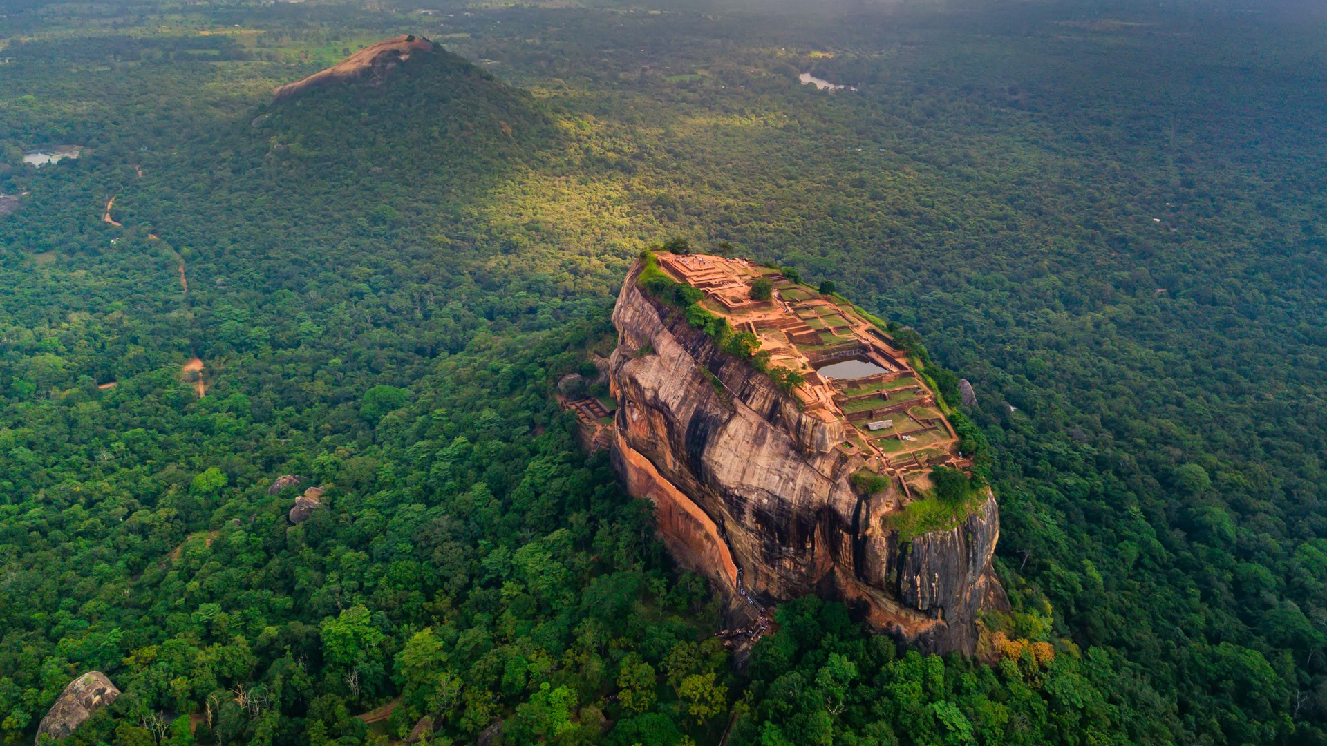 General 1920x1080 nature mountains jungle rainforest trees aerial view forest Sri Lanka