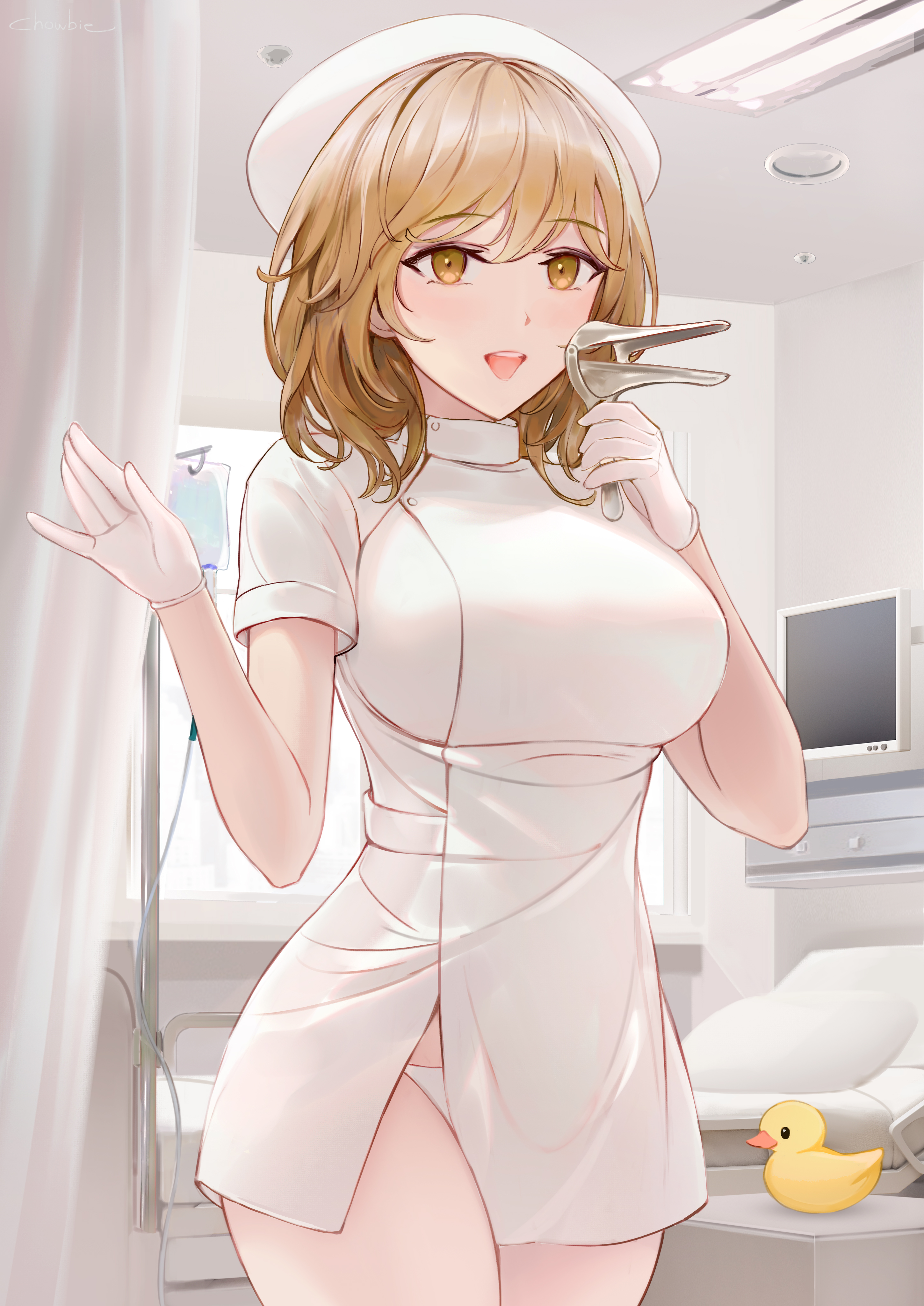 Chowbie anime Art медсестра