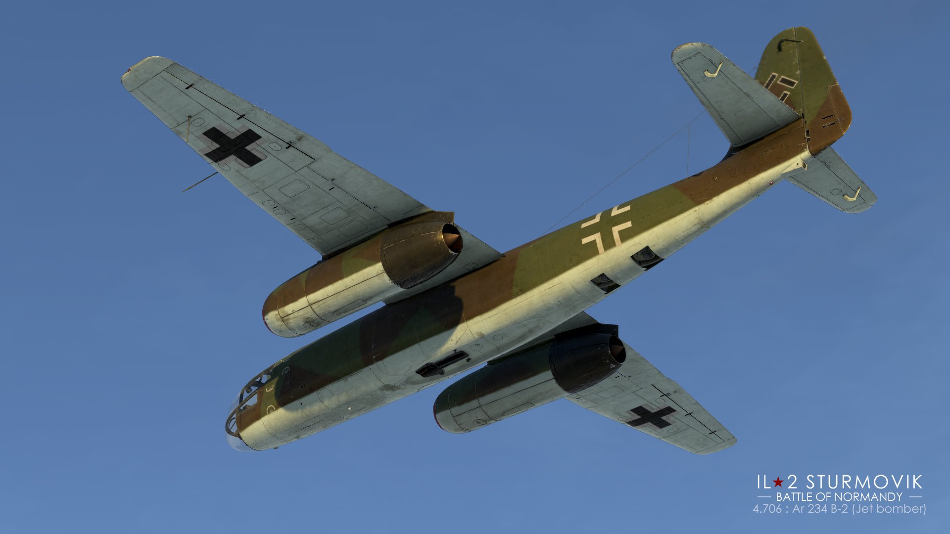 General 1920x1080 video games World War II Arado Ar 234 screen shot IL-2 Sturmovik (video game) Arado German aircraft