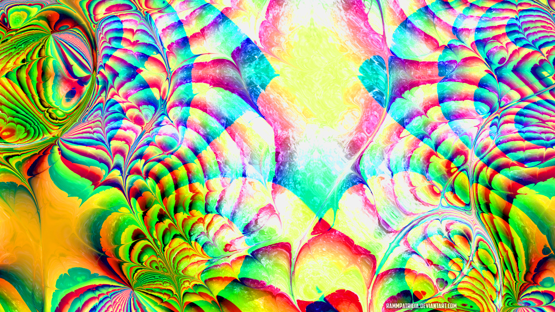 General 1920x1080 RammPatricia abstract digital art colorful psychedelic