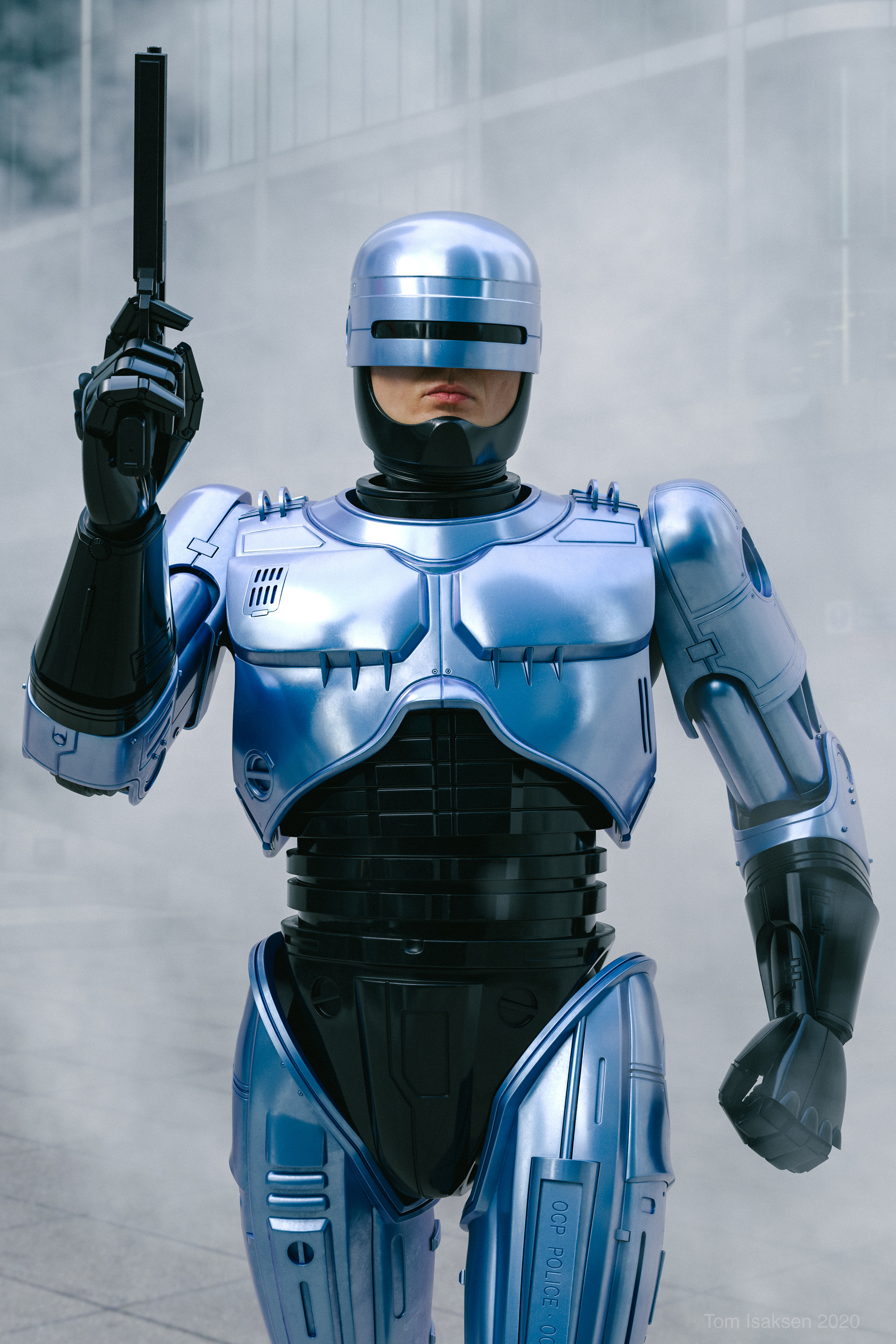 General 2000x3000 artwork ArtStation RoboCop movies science fiction cyborg