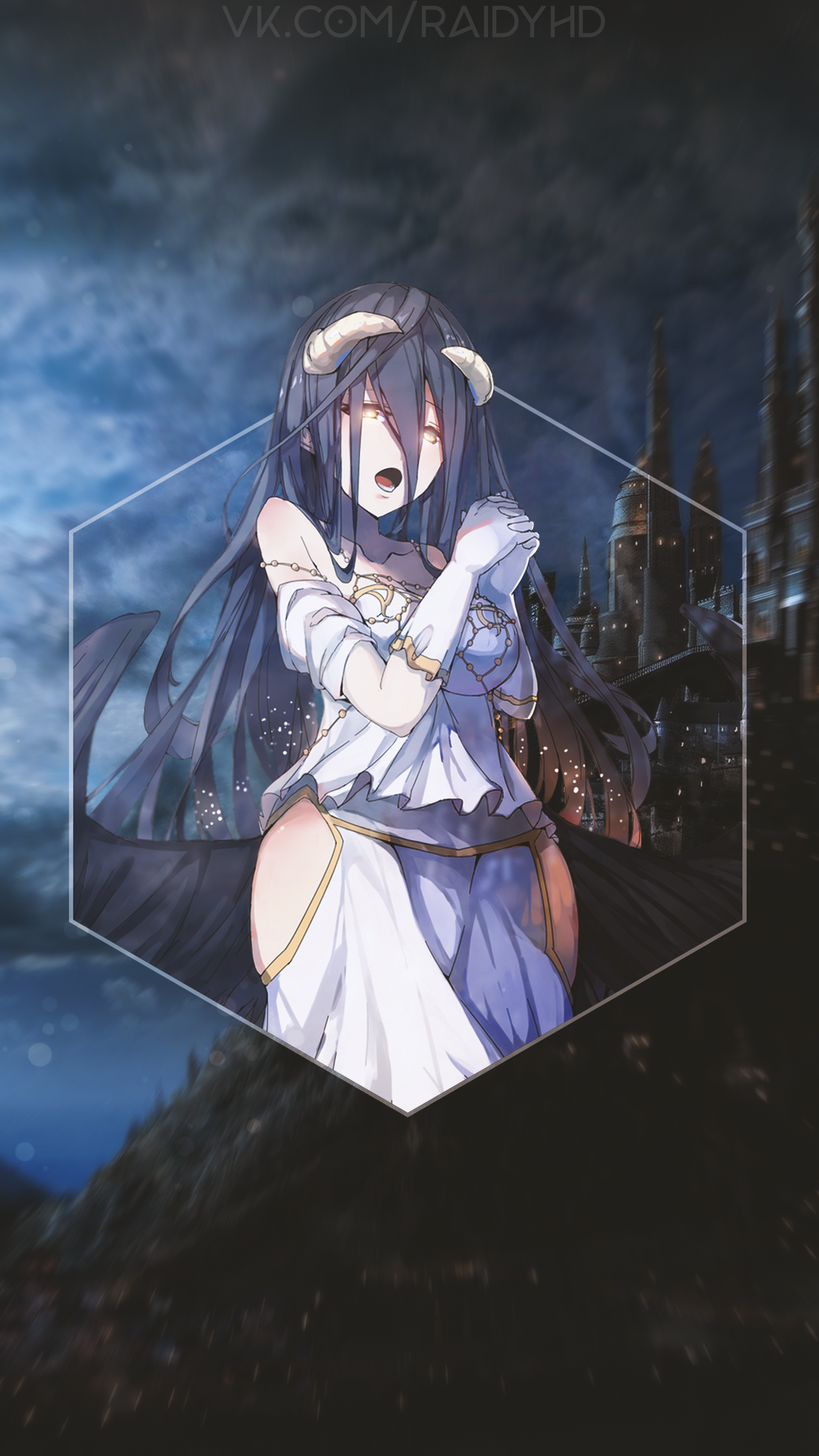 Anime 2160x3840 anime anime girls picture-in-picture Albedo (OverLord) Overlord (anime)