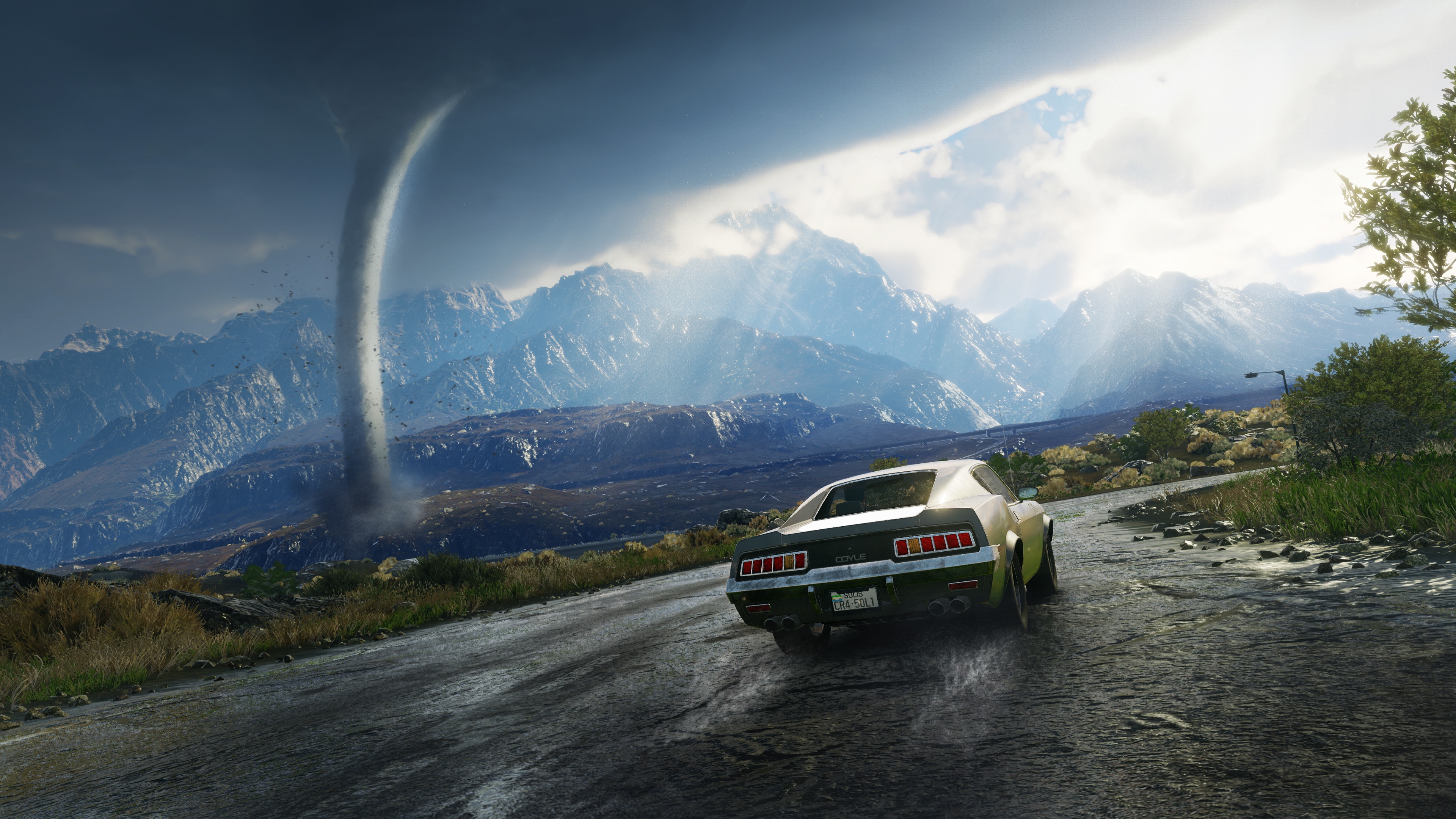 General 3840x2160 Just Cause 4 car road vehicle storm video games
