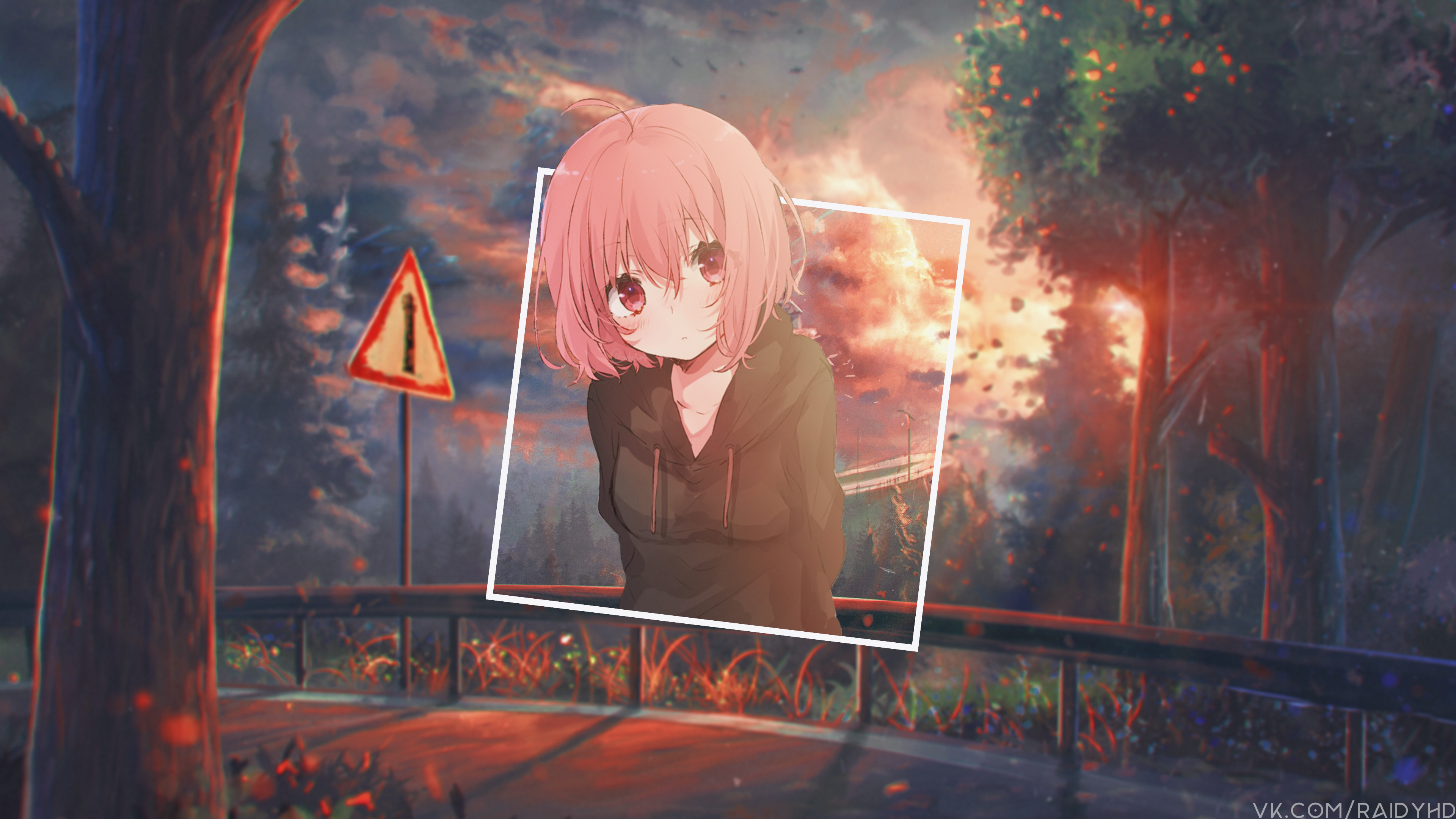 Anime 3840x2160 anime anime girls picture-in-picture