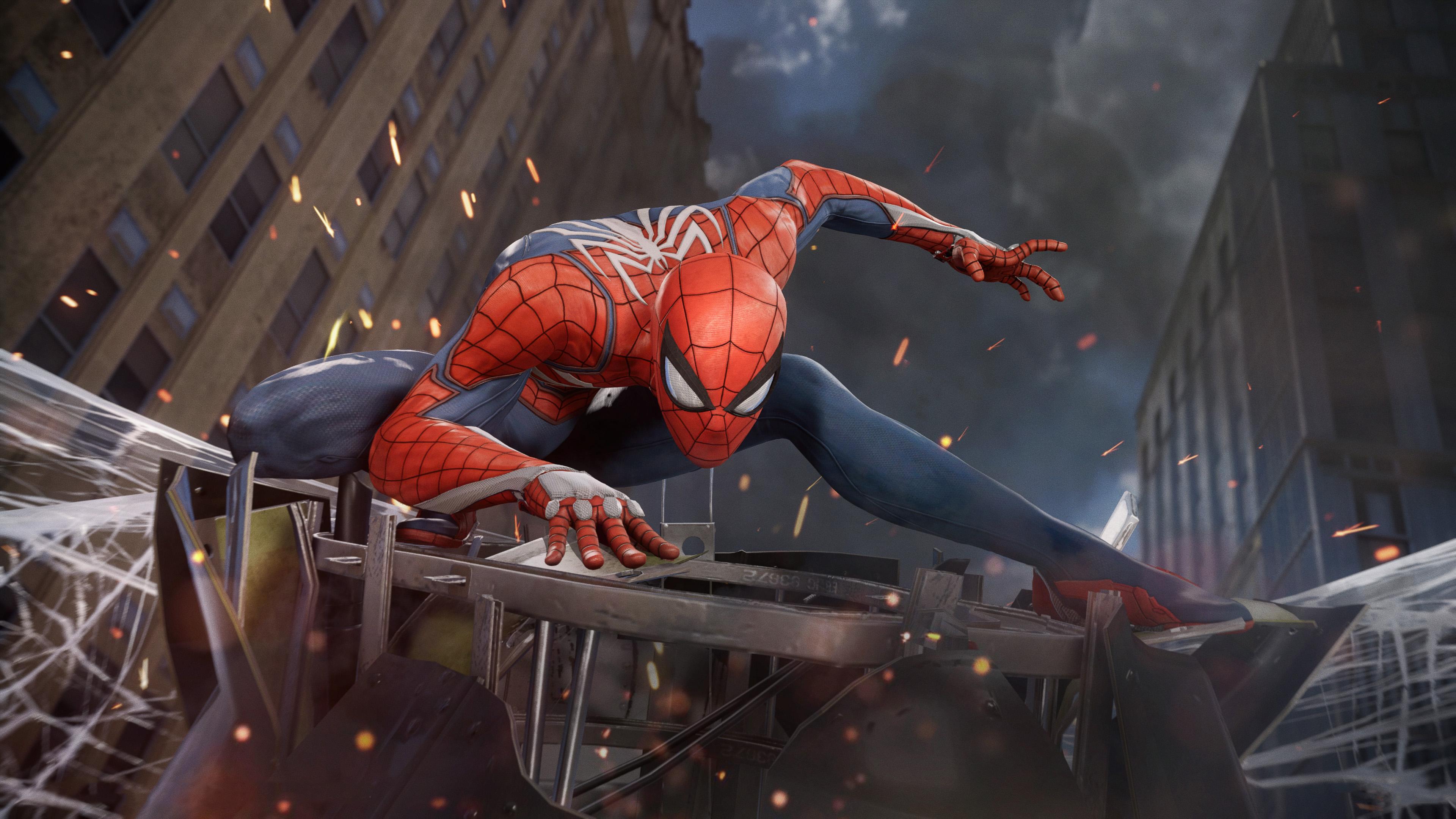 General 3840x2160 Spider-Man Marvel Comics Spider-Man (2018) Insomniac Games PlayStation 4 Playstation 4 Pro Marvel's Spider-Man