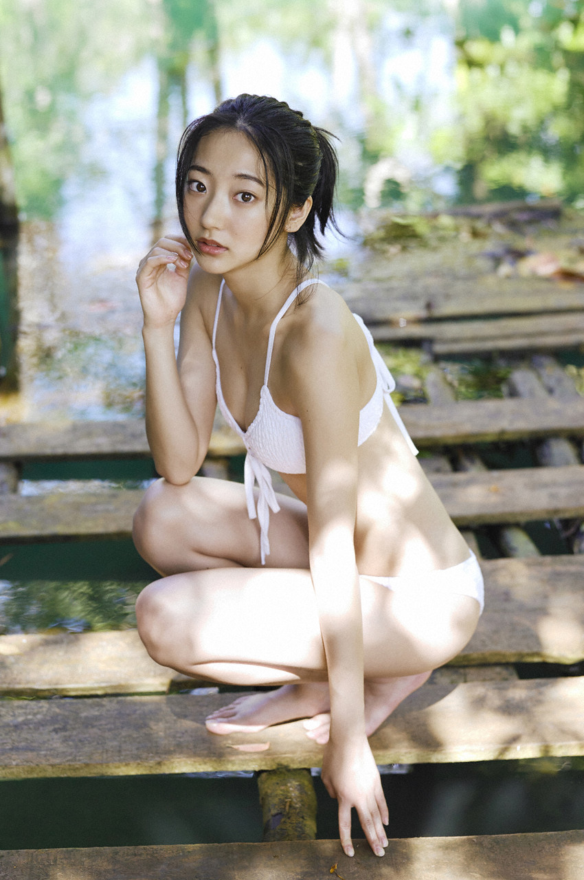 People 850x1280 Rena Takeda Asian WPB-net bikini dark hair model women outdoors Japanese women Japanese women