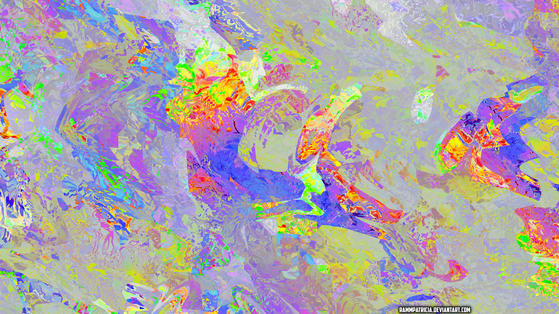 General 1920x1080 digital art RammPatricia abstract colorful iridescent