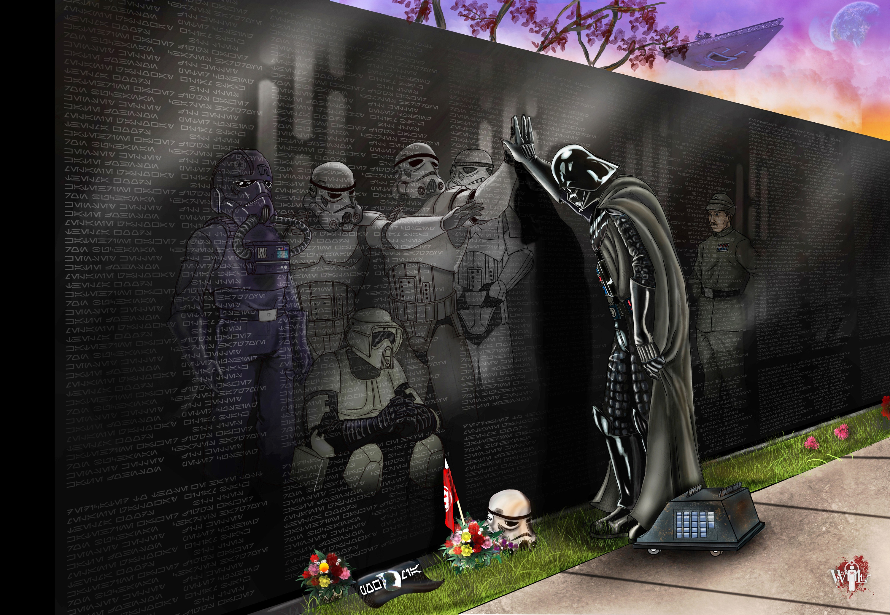 General 3000x2076 Anakin Skywalker Star Wars Darth Vader death memorial fictional character HUMOR dark humor