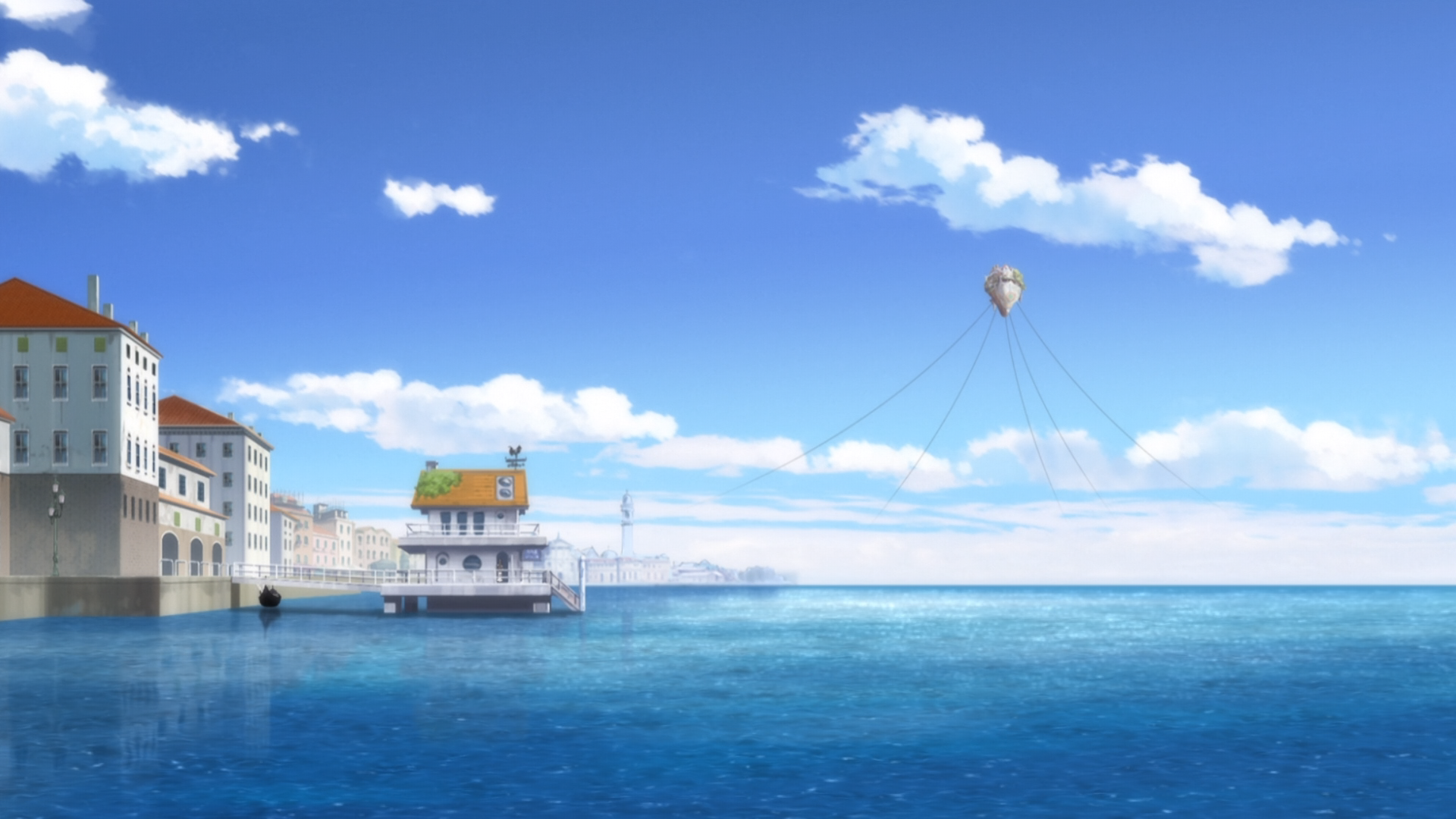 Anime 1920x1080 anime Aria sea sky