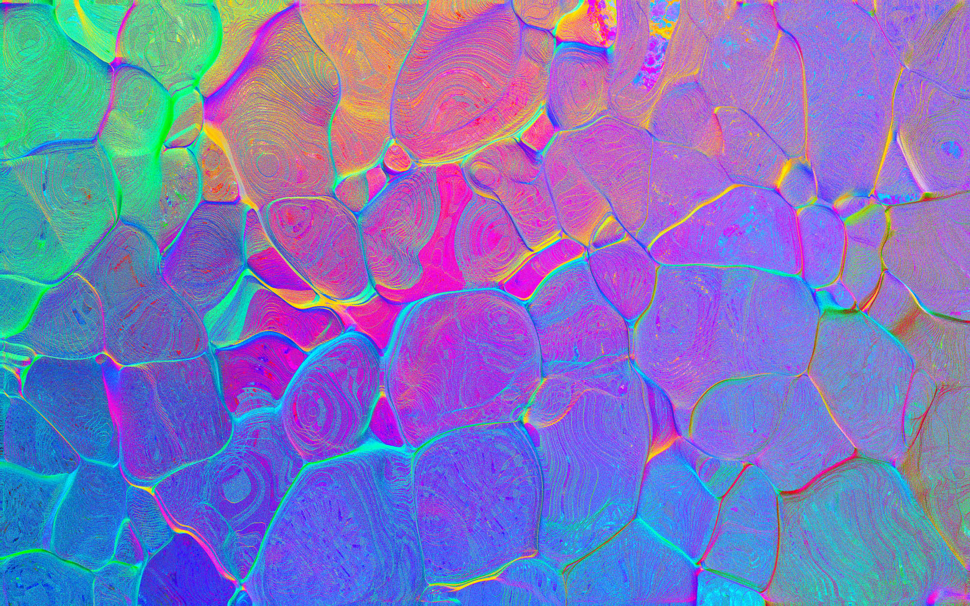 General 1920x1200 bubbles colorful texture blue digital art closeup