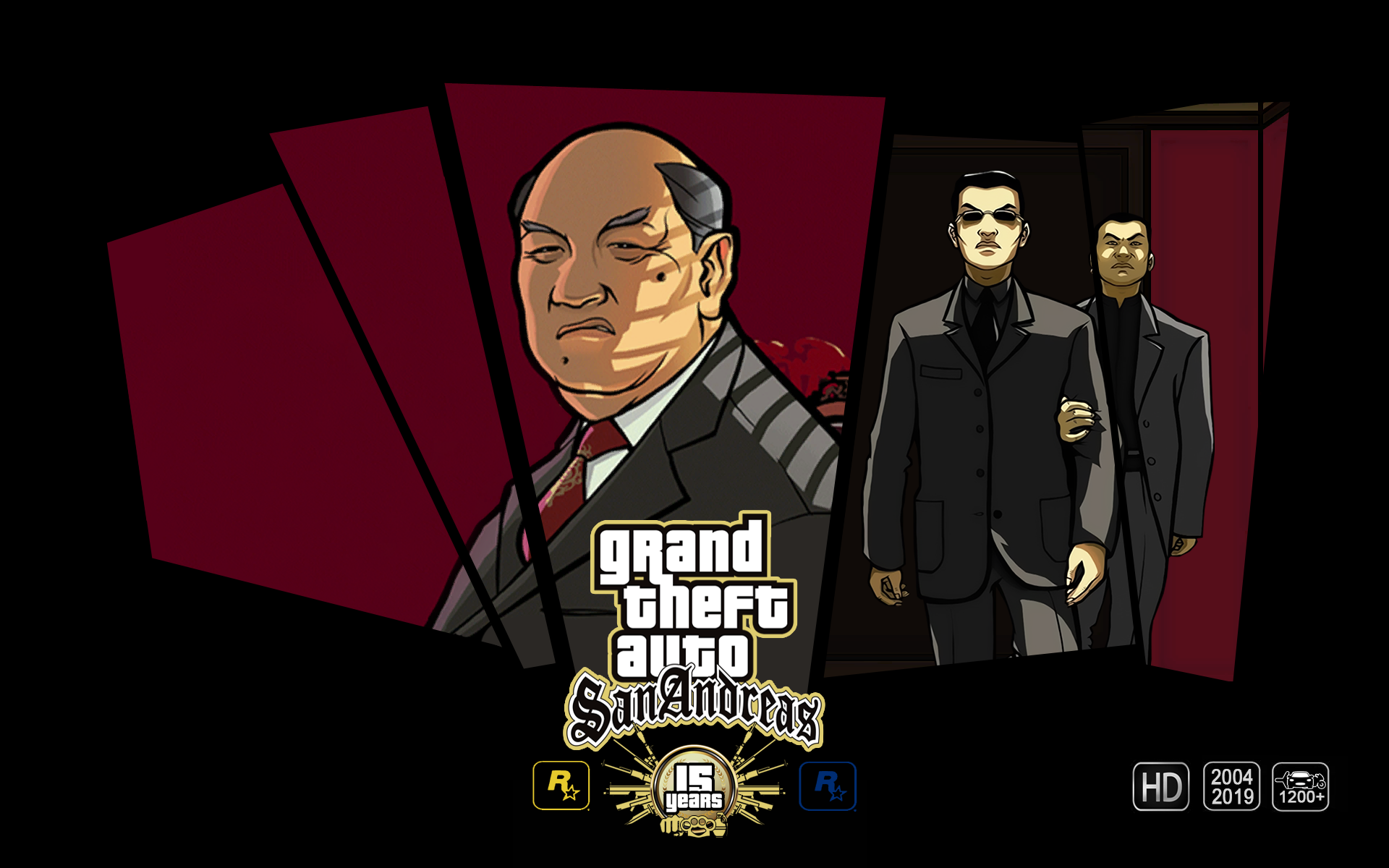 General 1920x1200 GTA anniversary Grand Theft Auto: San Andreas Grand Theft Auto game posters video games
