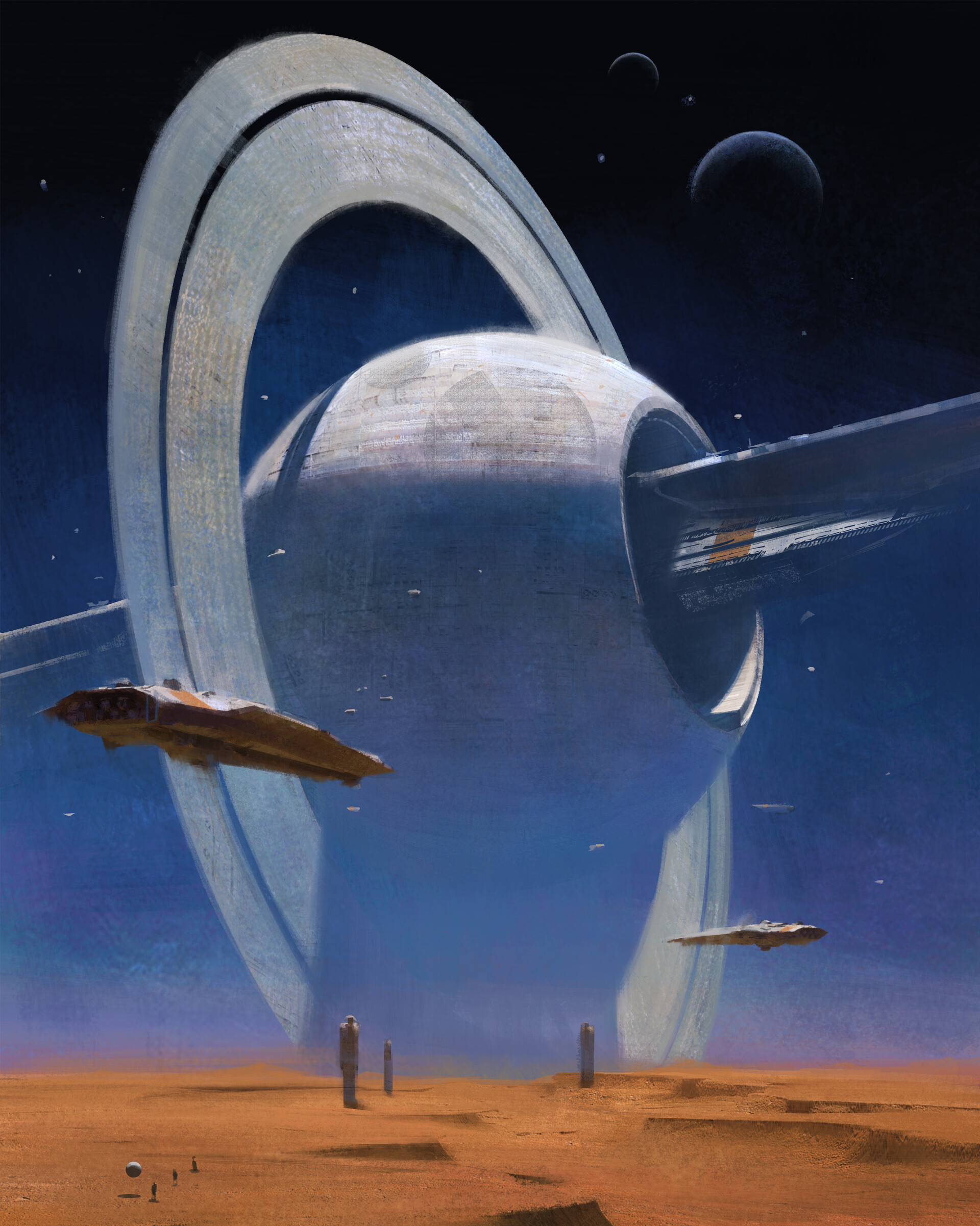 General 1920x2402 Swang digital art artwork futuristic futuristic city spaceship science fiction space