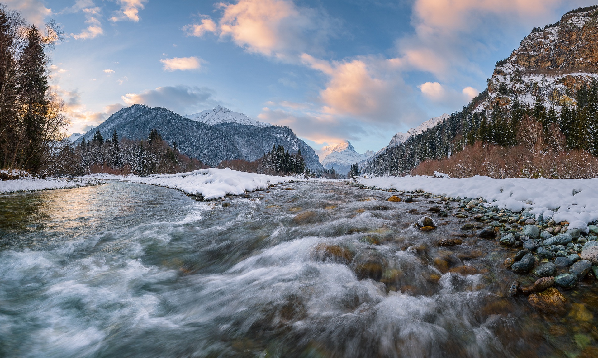 General 1920x1149 nature water river winter mountains landscape