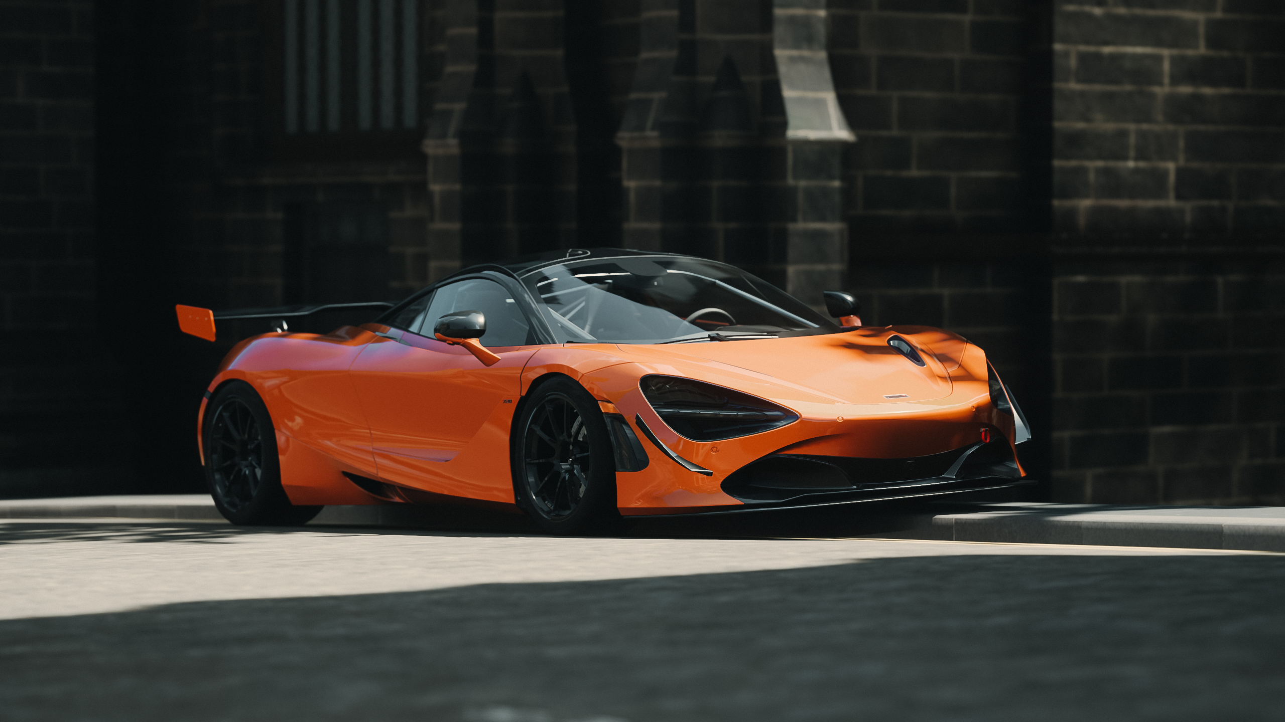 General 2560x1440 Forza Forza Horizon 4 video games Turn 10 Studios orange cars car vehicle supercars