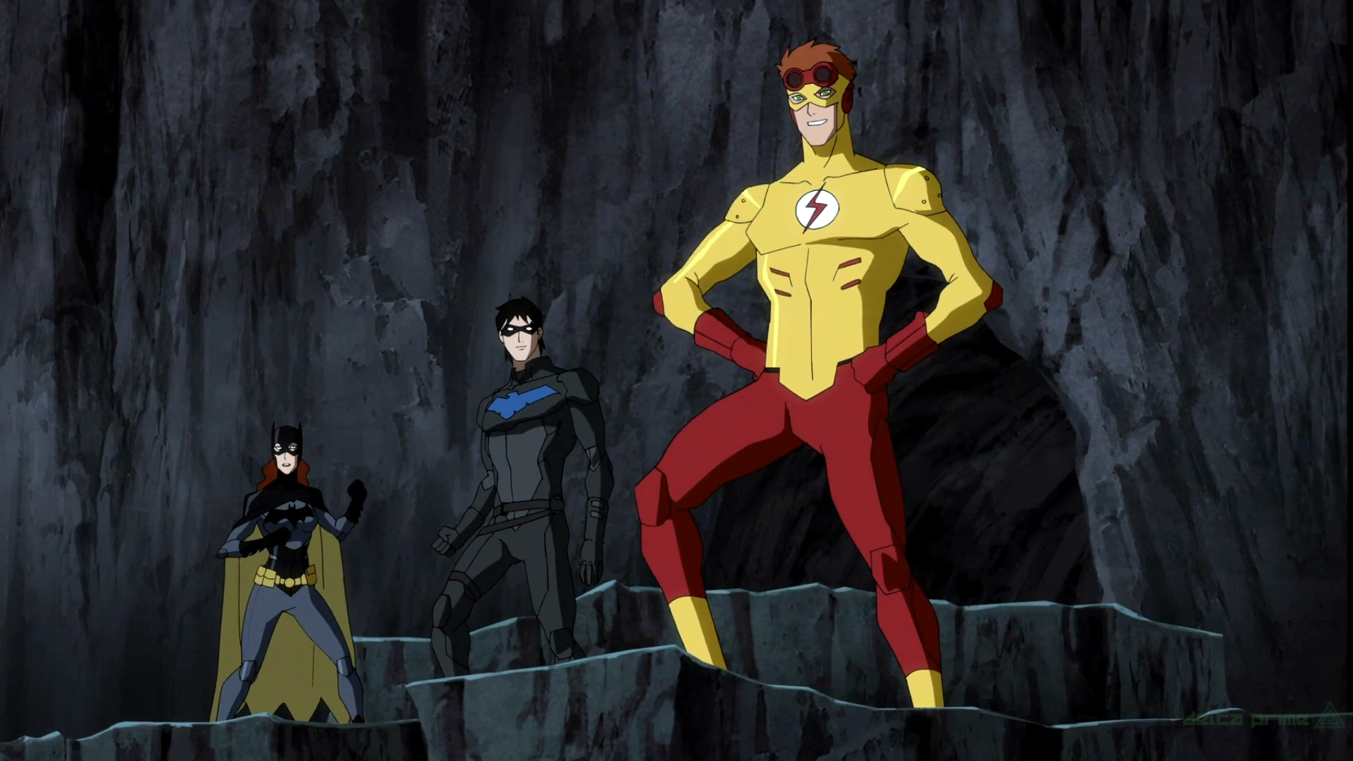 General 1920x1080 Young Justice Kid Flash Wally West Nightwing Oracle Dick Grayson superhero