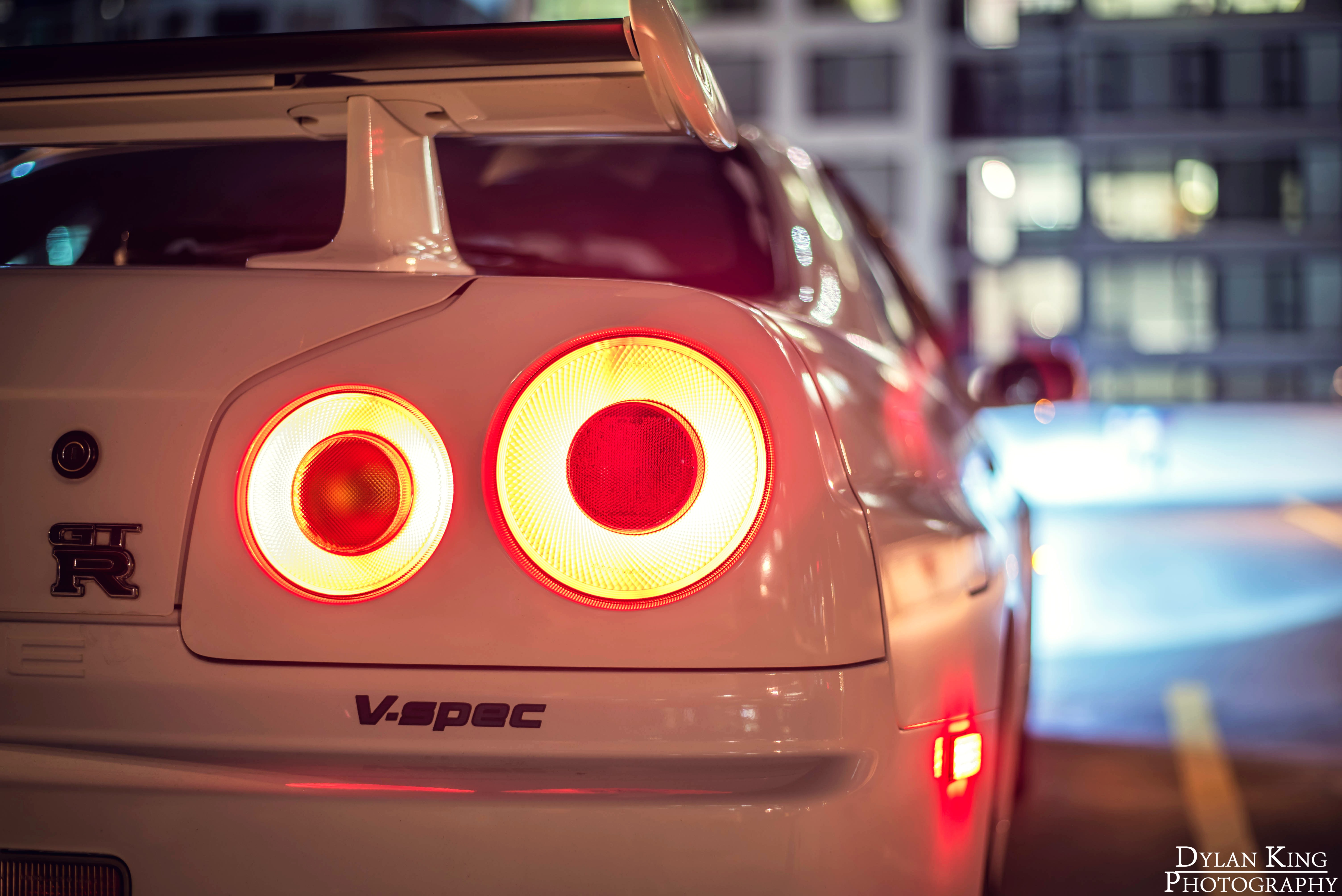 General 6016x4016 car vehicle white cars Nissan Nissan GT-R taillights Japanese cars