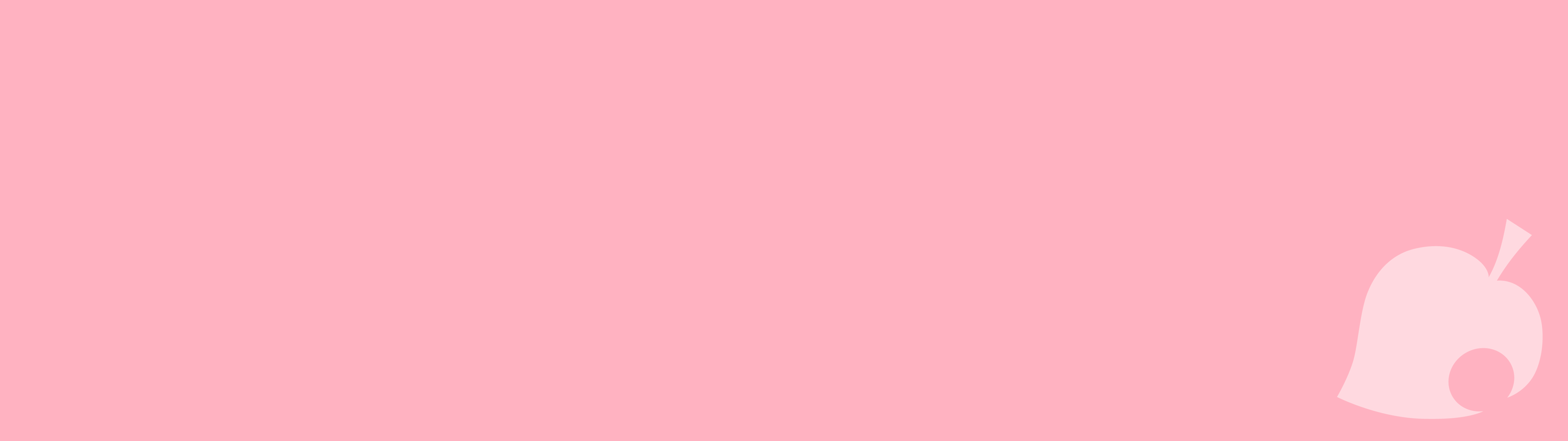 General 3840x1080 Animal Crossing New Leaf Animal Crossing logo minimalism pink light pink dual monitors
