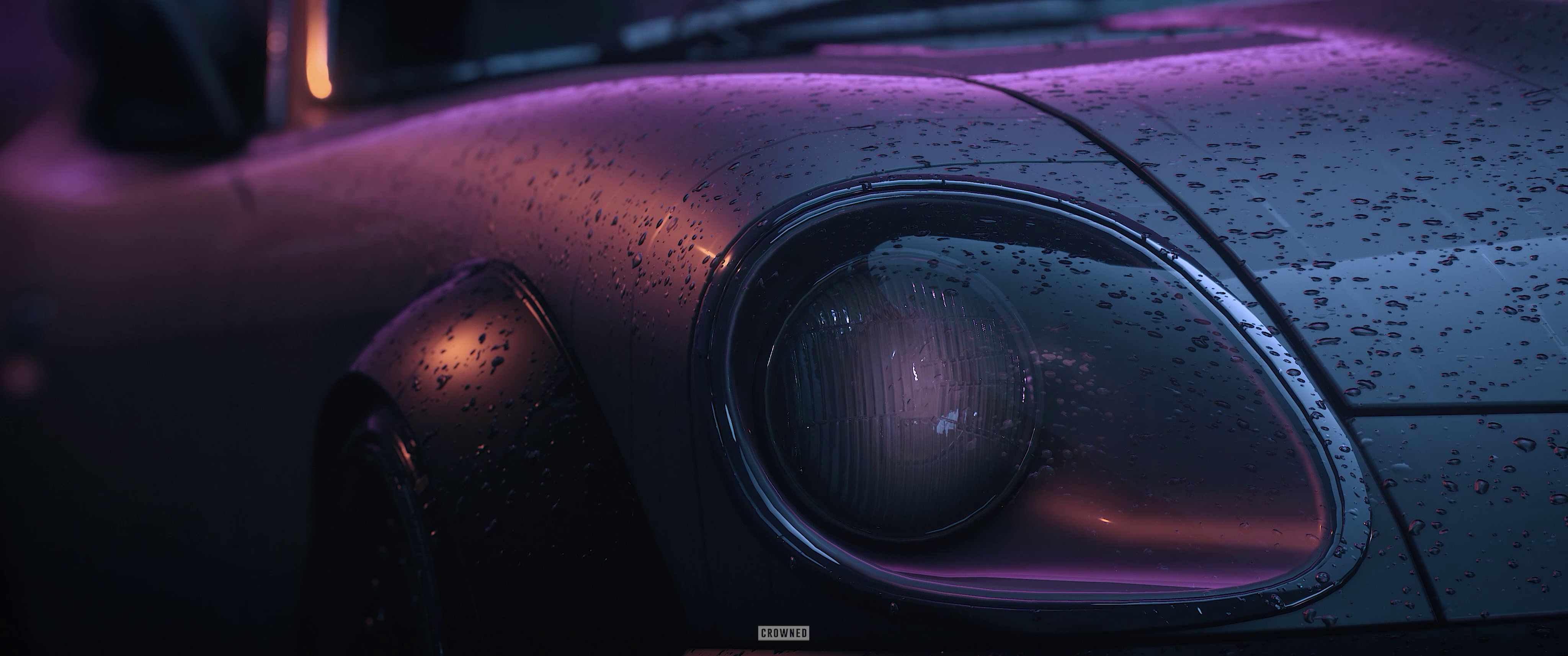General 4096x1714 CROWNED Need for Speed purple Nissan S30 closeup car vehicle Japanese cars Nissan video games Electronic Arts