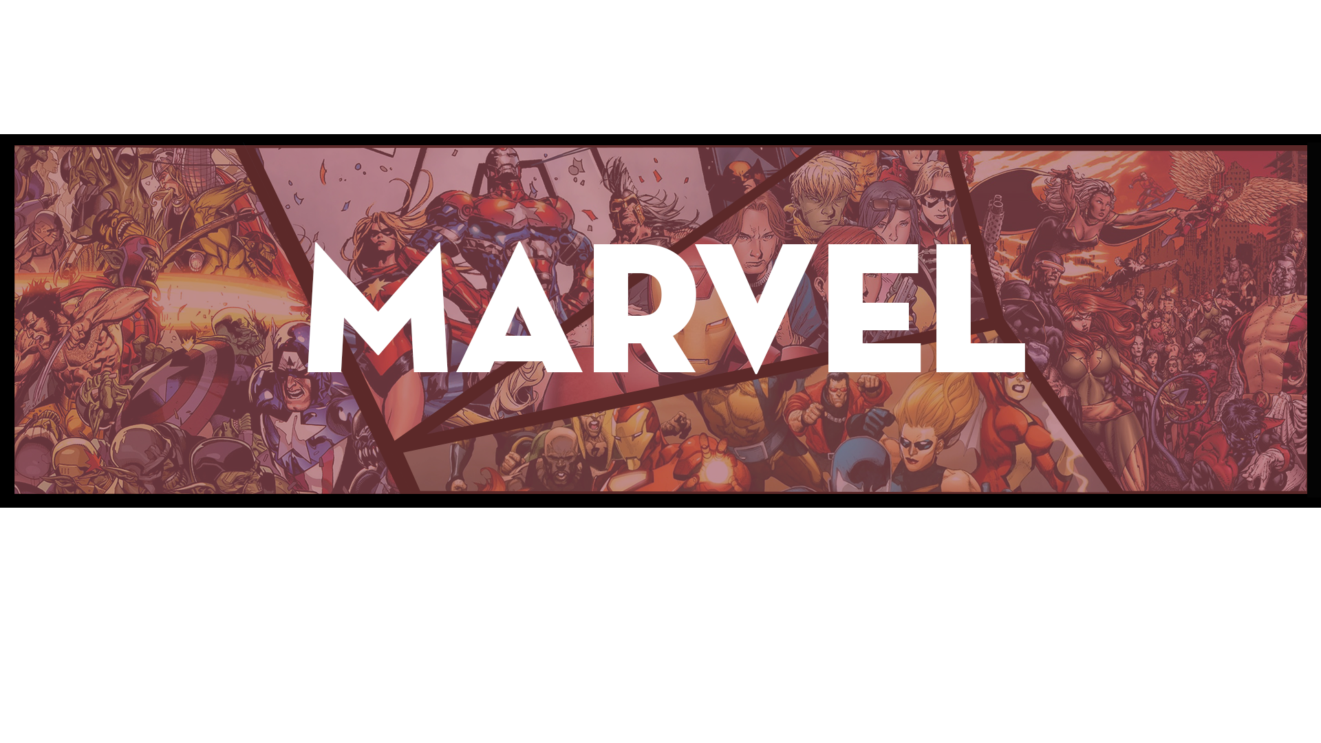 General 1920x1080 comics Marvel Comics comic art typography white background collage