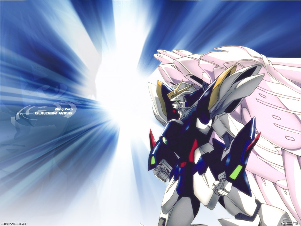 Anime 1024x768 anime Mobile Suit Gundam Wing Gundam Wing Gundam Zero Heero Yuy Super Robot Taisen