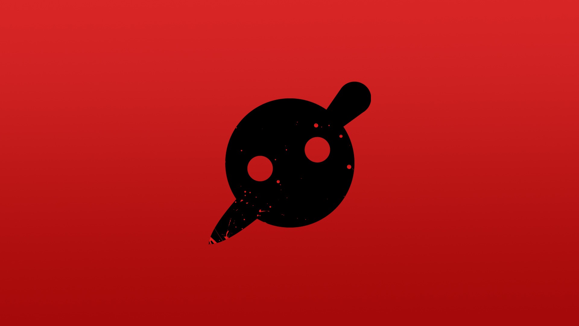 General 1920x1080 Knife Party simple background red background minimalism music artwork