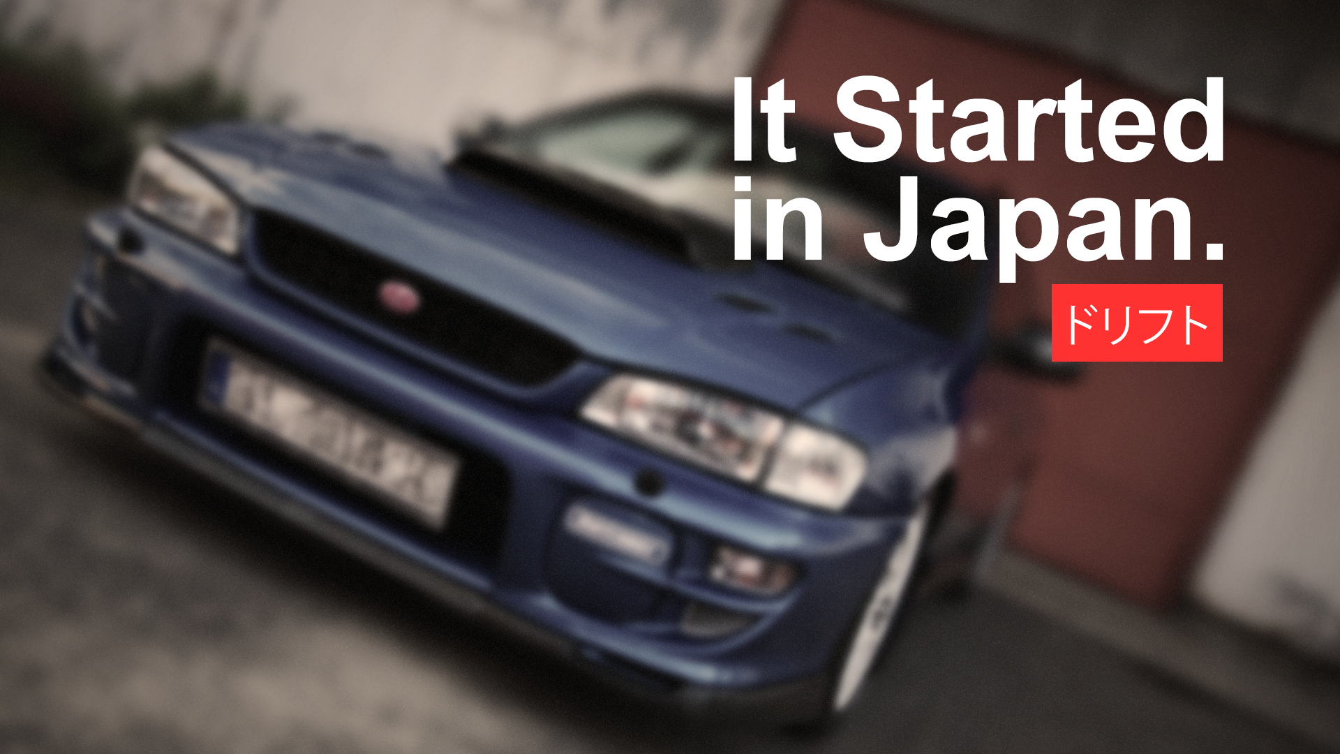 General 1920x1080 car vehicle Japanese cars tuning modified It Started in Japan Subaru Subaru Impreza blue cars