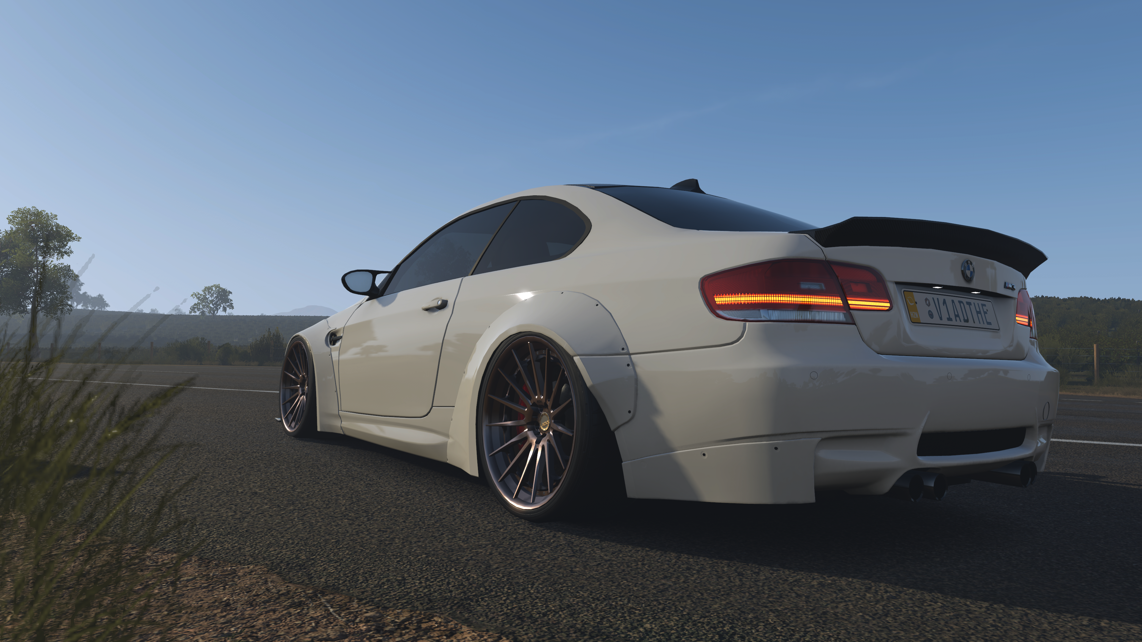 General 3840x2160 car Forza Forza Horizon 3 Turn 10 Studios vehicle racing video games BMW white cars