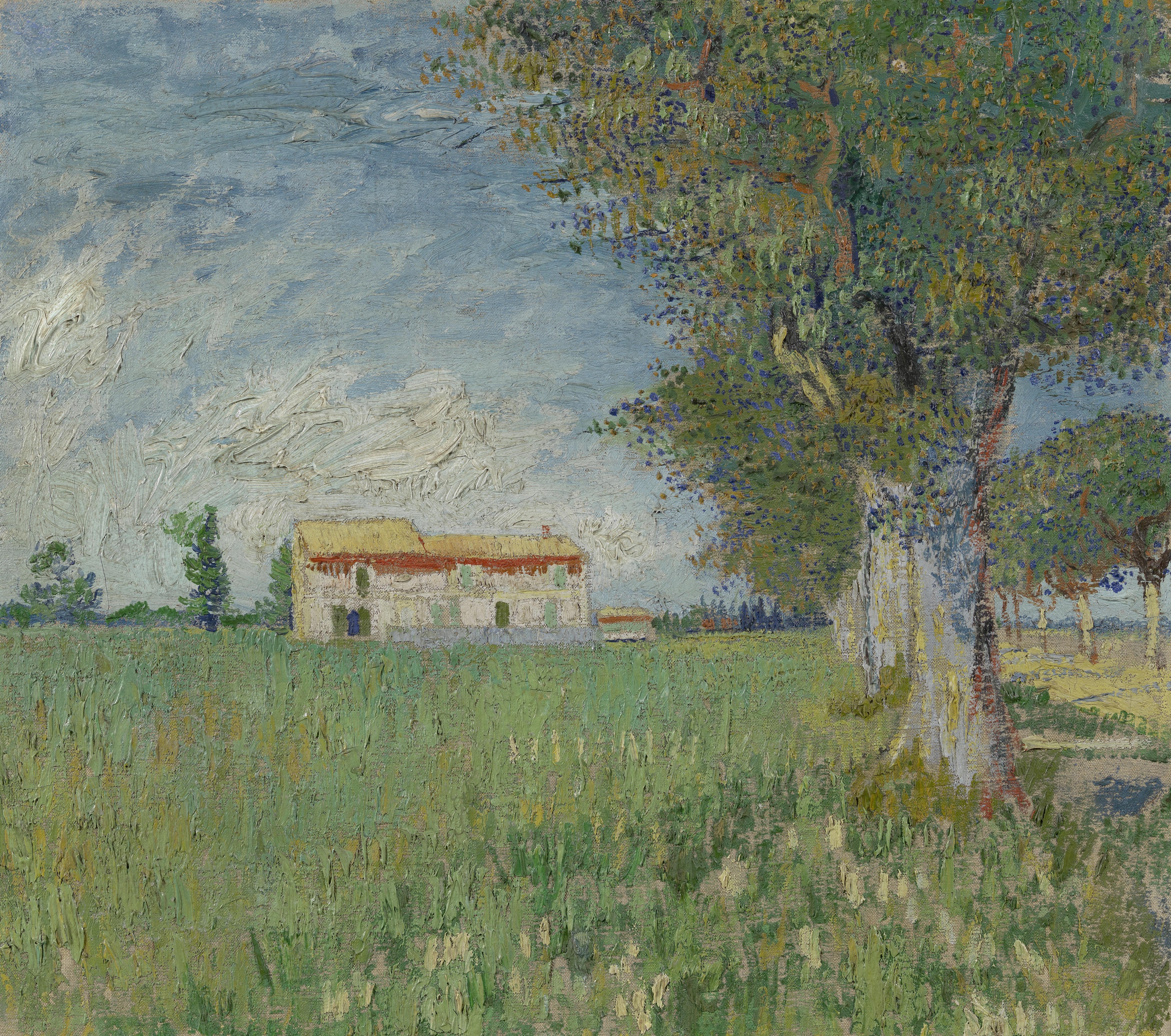 General 3840x3397 Vincent van Gogh oil painting painting landscape