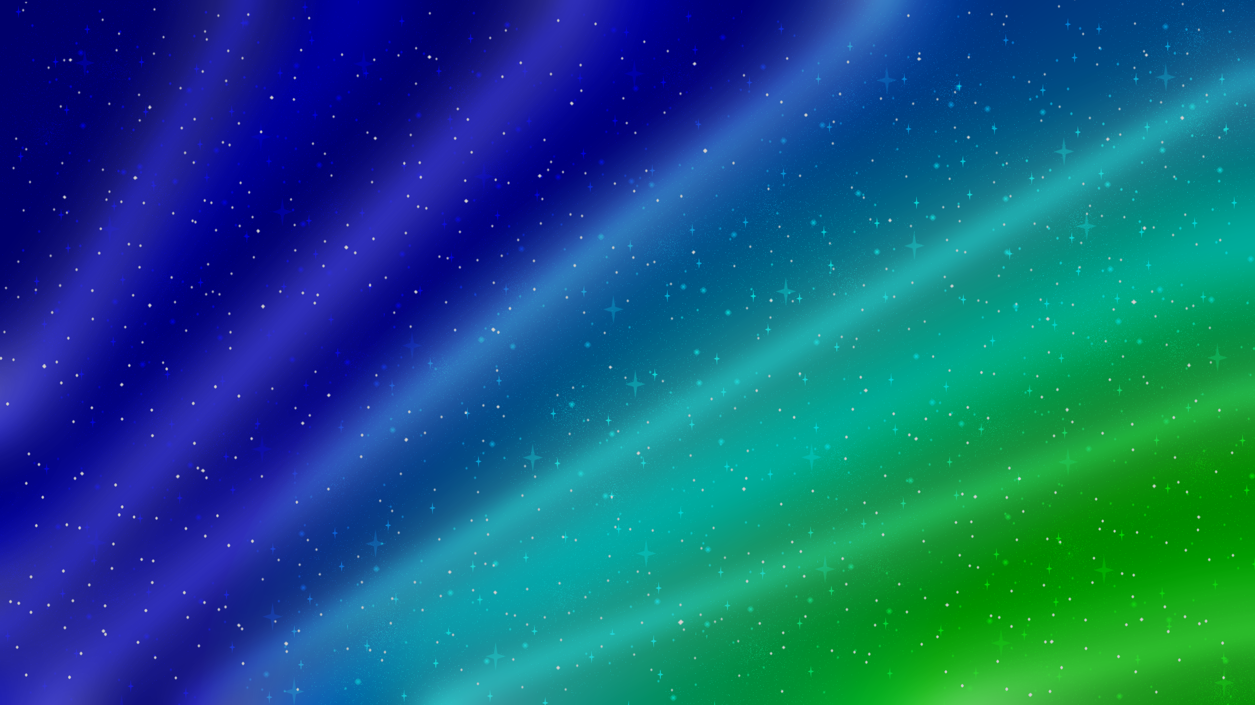 General 2560x1440 colorful stars blue green minimalism night