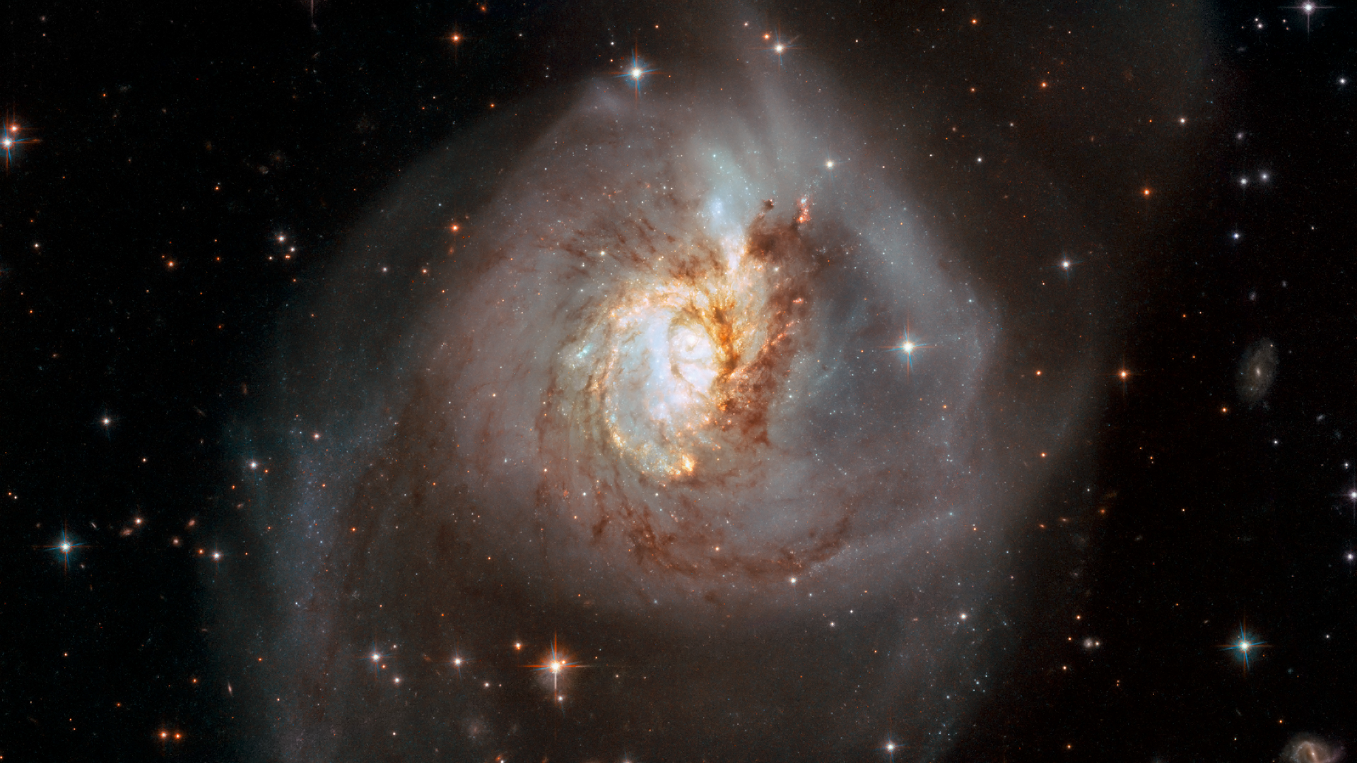 General 1920x1080 space galaxy NASA Hubble science stars universe space art digital art Hubble Deep Field